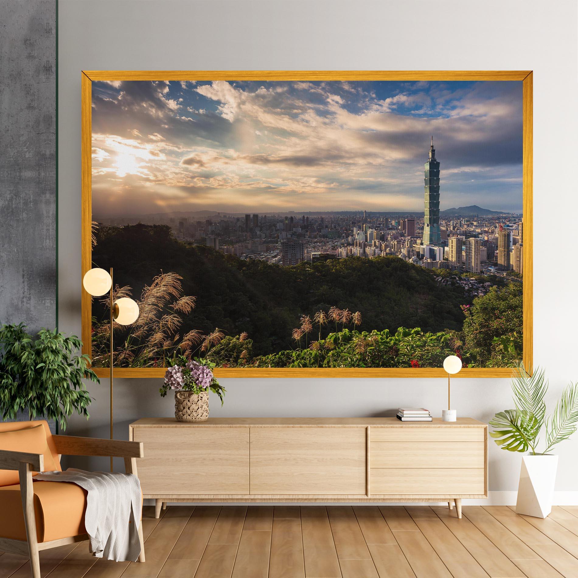 Tablou Canvas Big Building Daylight mockup 9