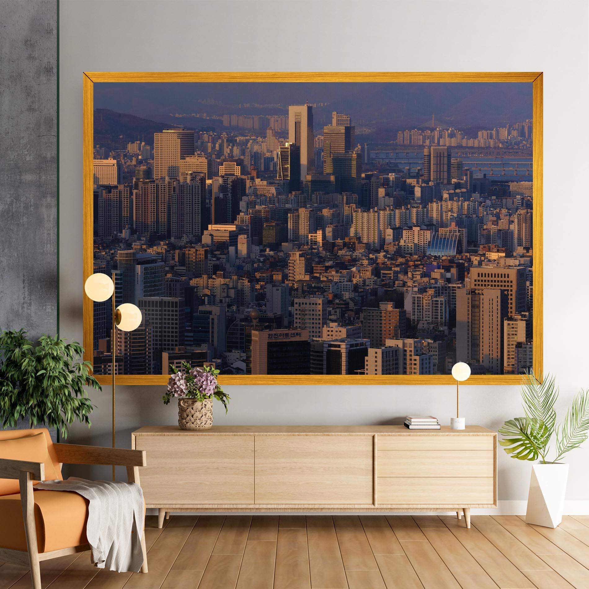 Tablou Canvas Big City mockup 9