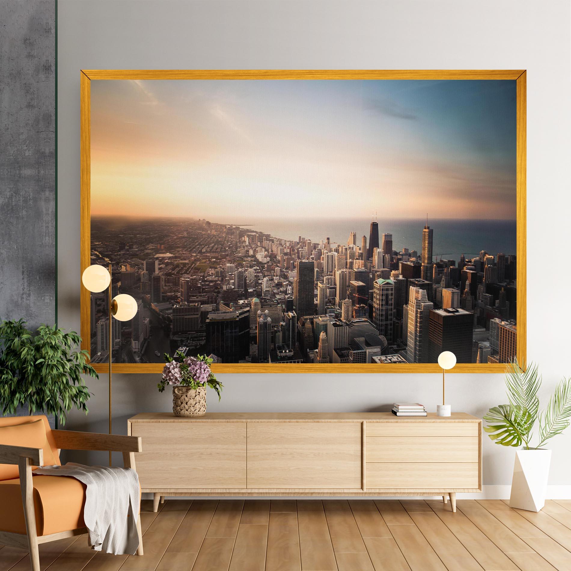 Tablou Canvas City Buildings mockup 9