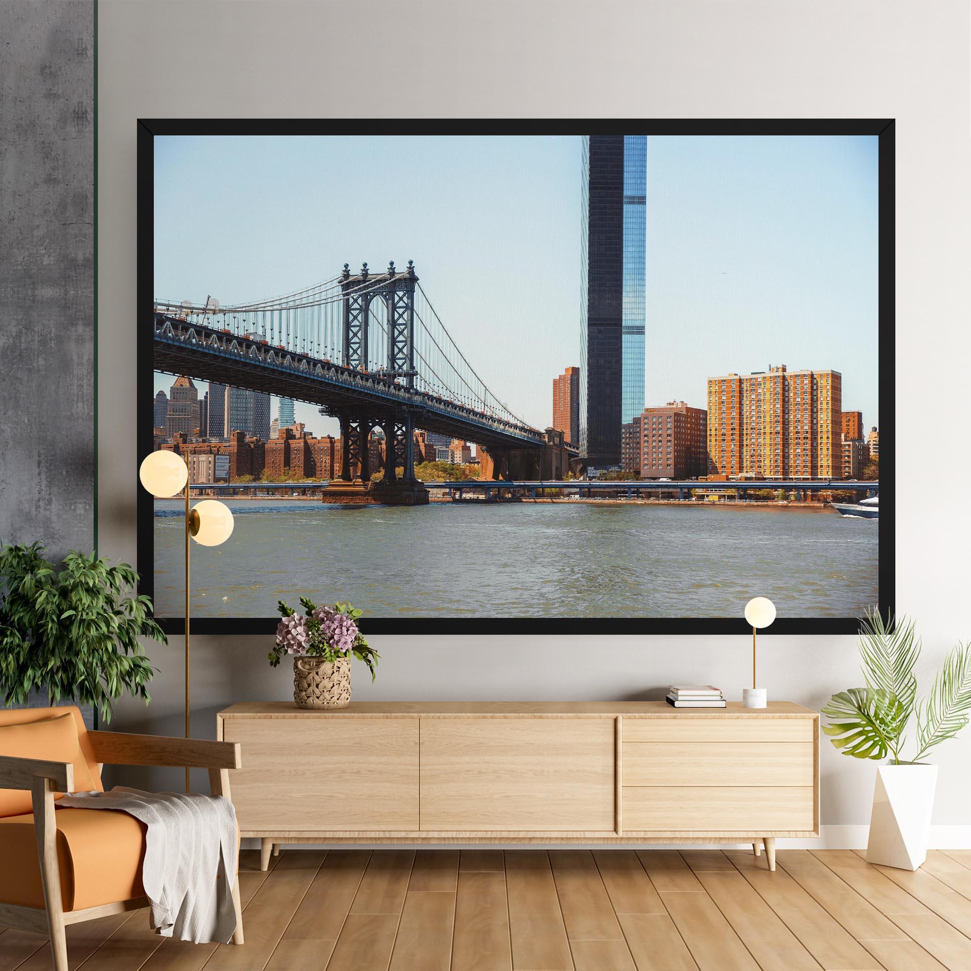 Tablou Canvas Big City Bridge mockup 9