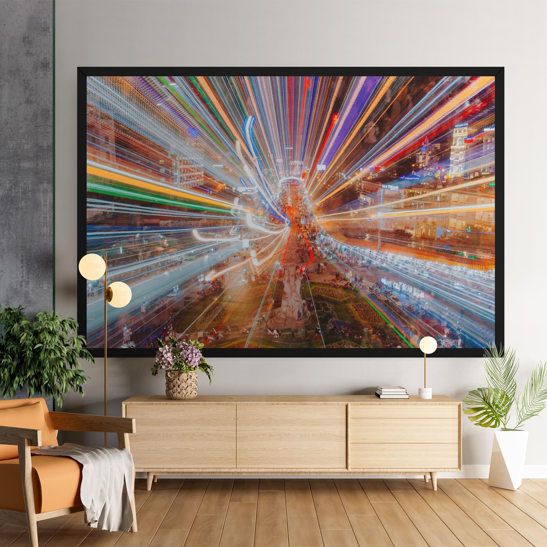 Tablou Canvas Colorful Light City mockup 9