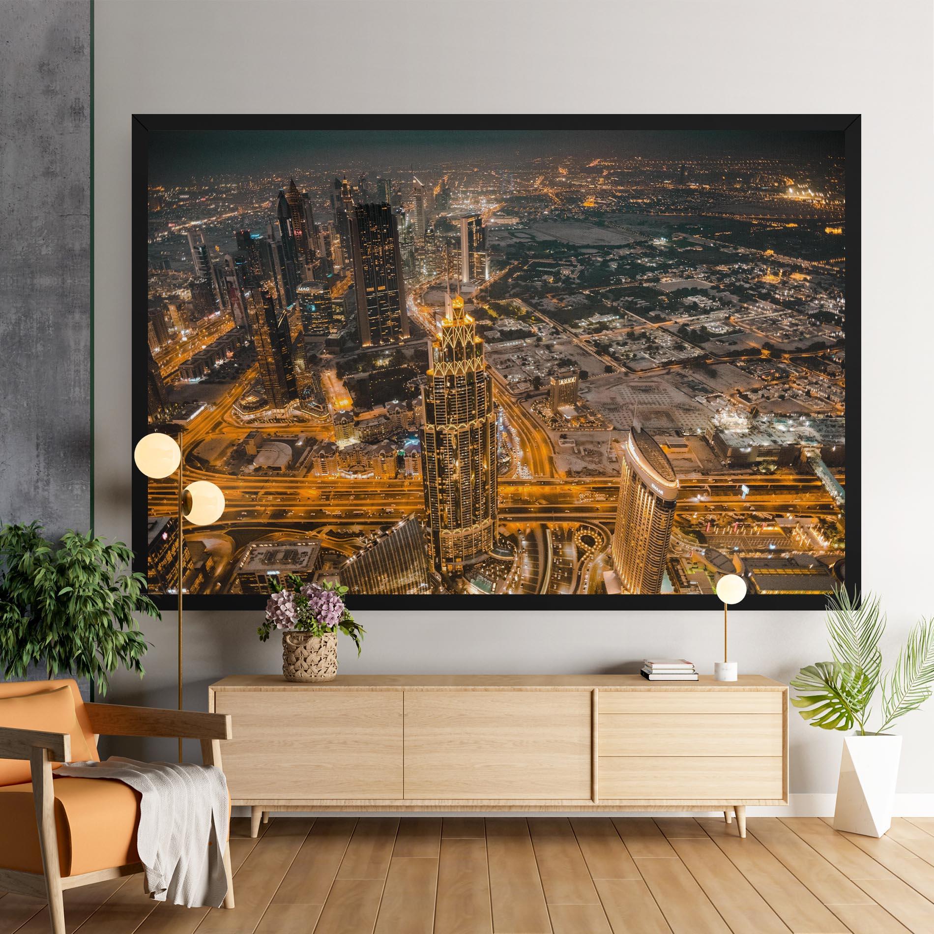 Tablou Canvas Dubai Lights mockup 9