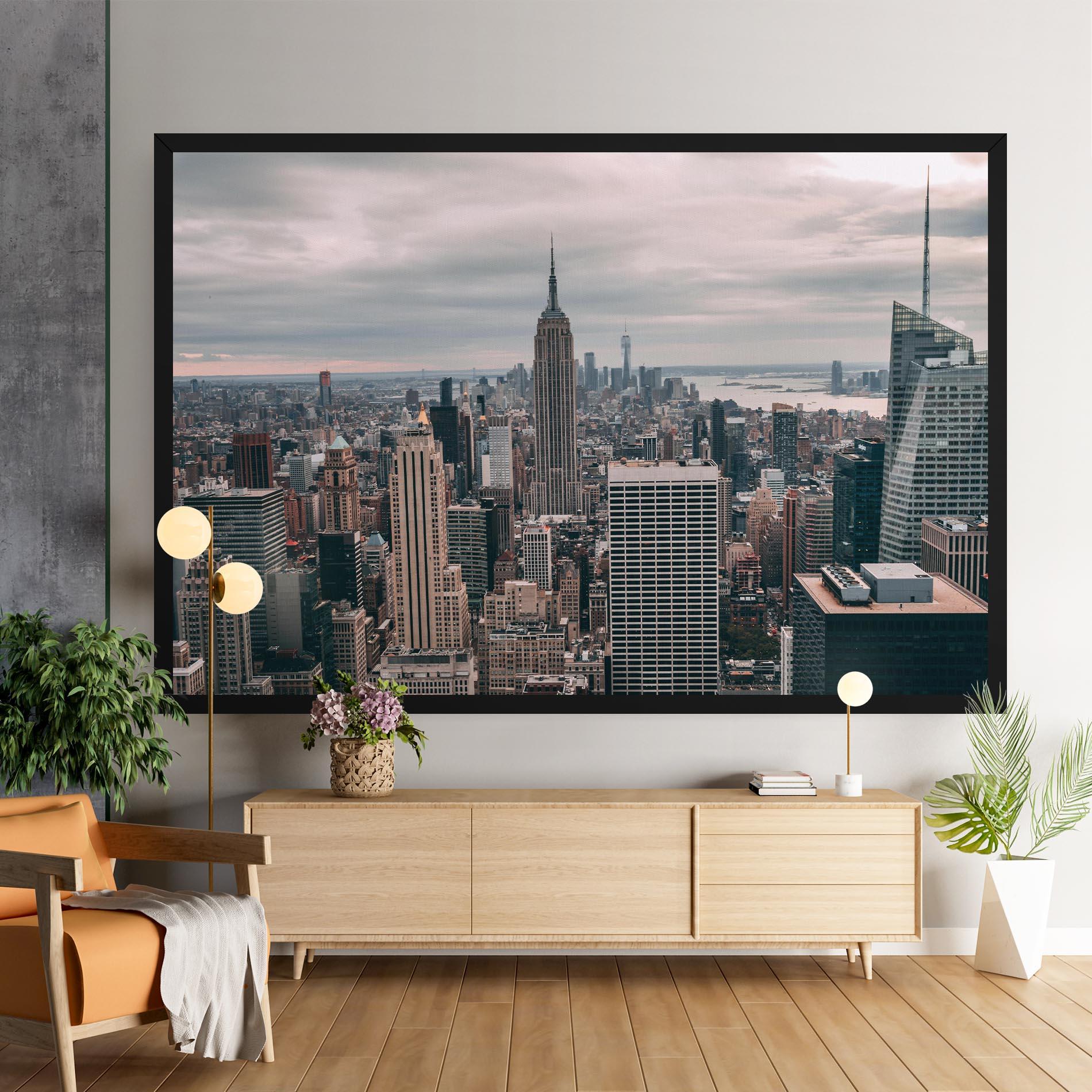 Tablou Canvas High View Building mockup 9