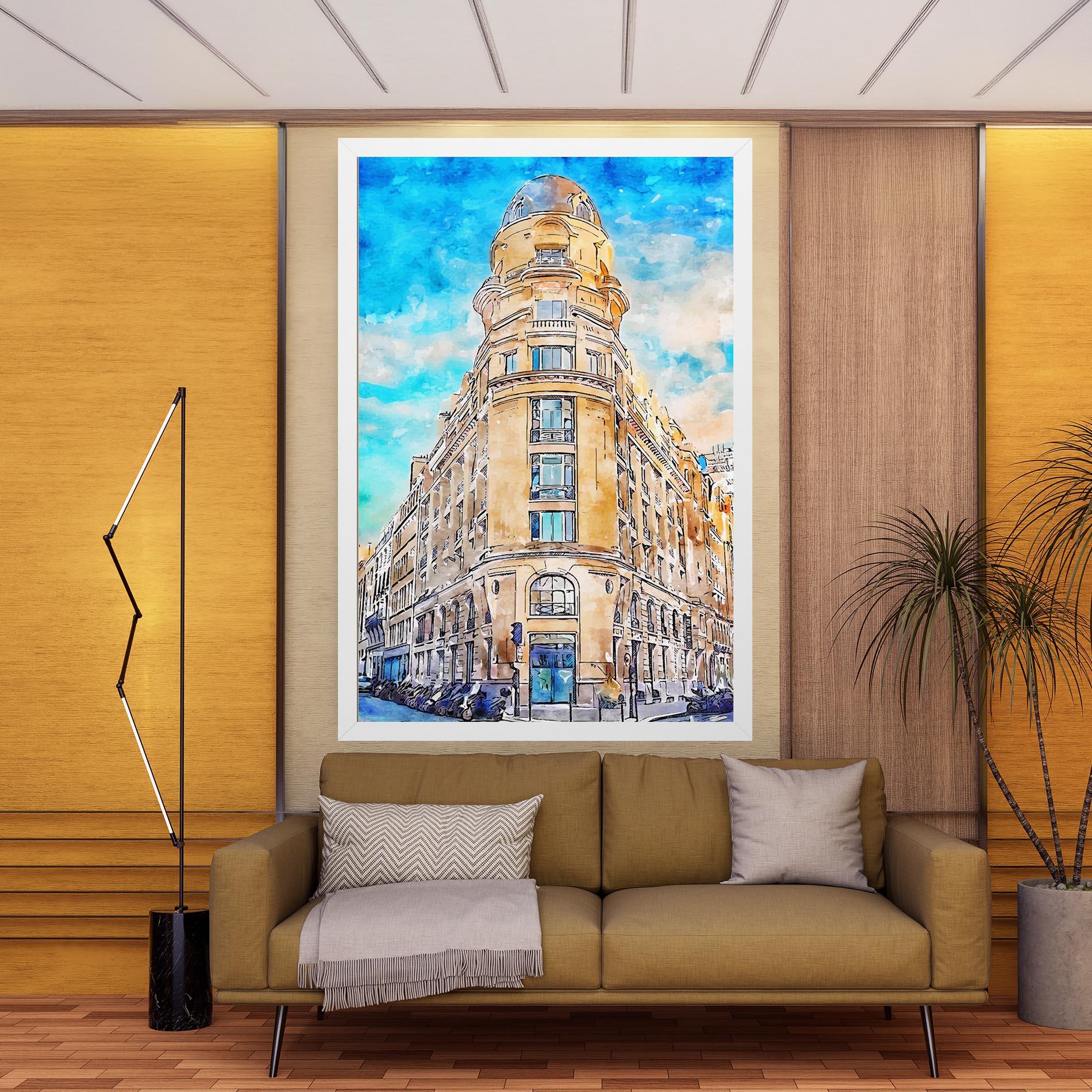 Tablou Canvas Paris Painting mockup 9