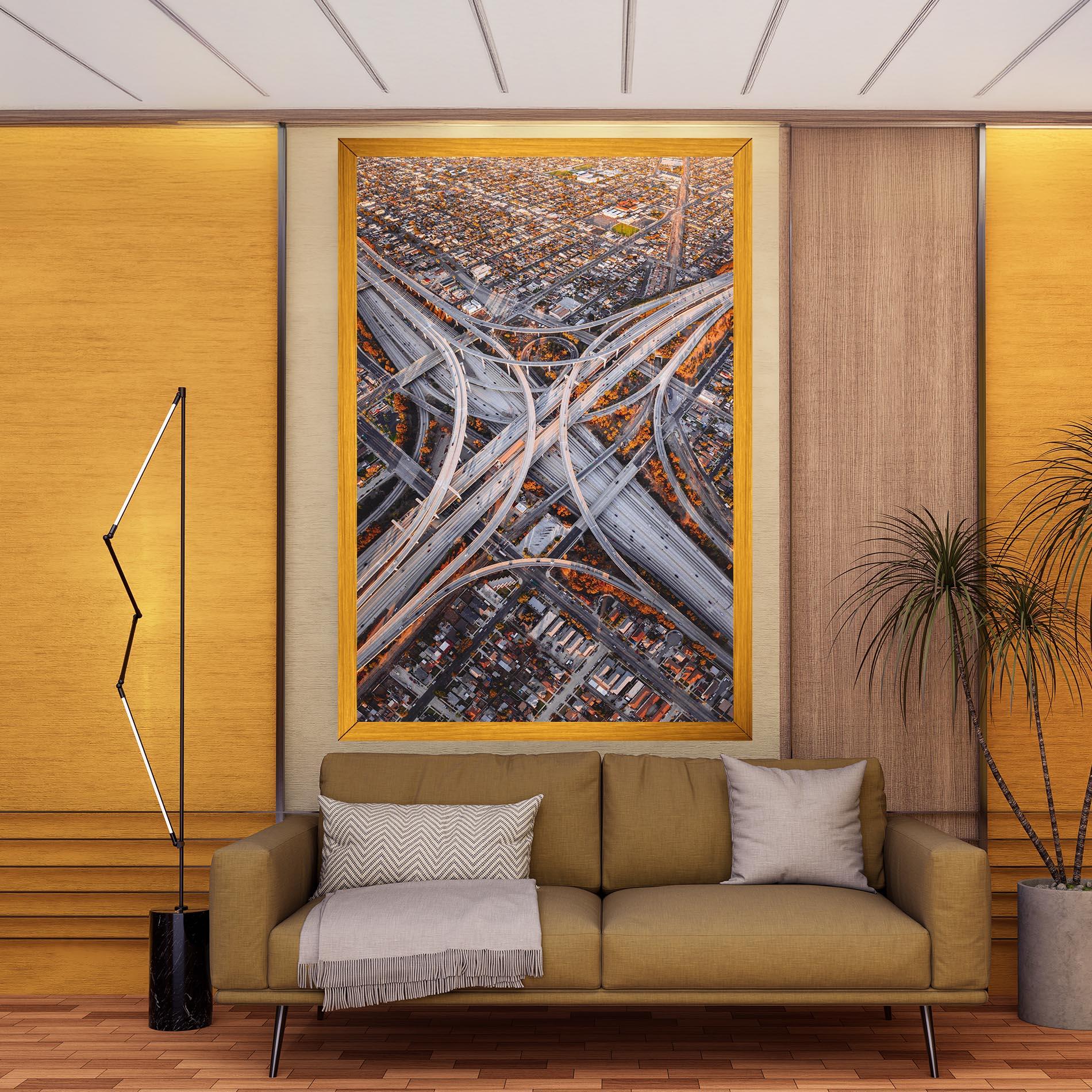 Tablou Canvas Big Road City mockup 9