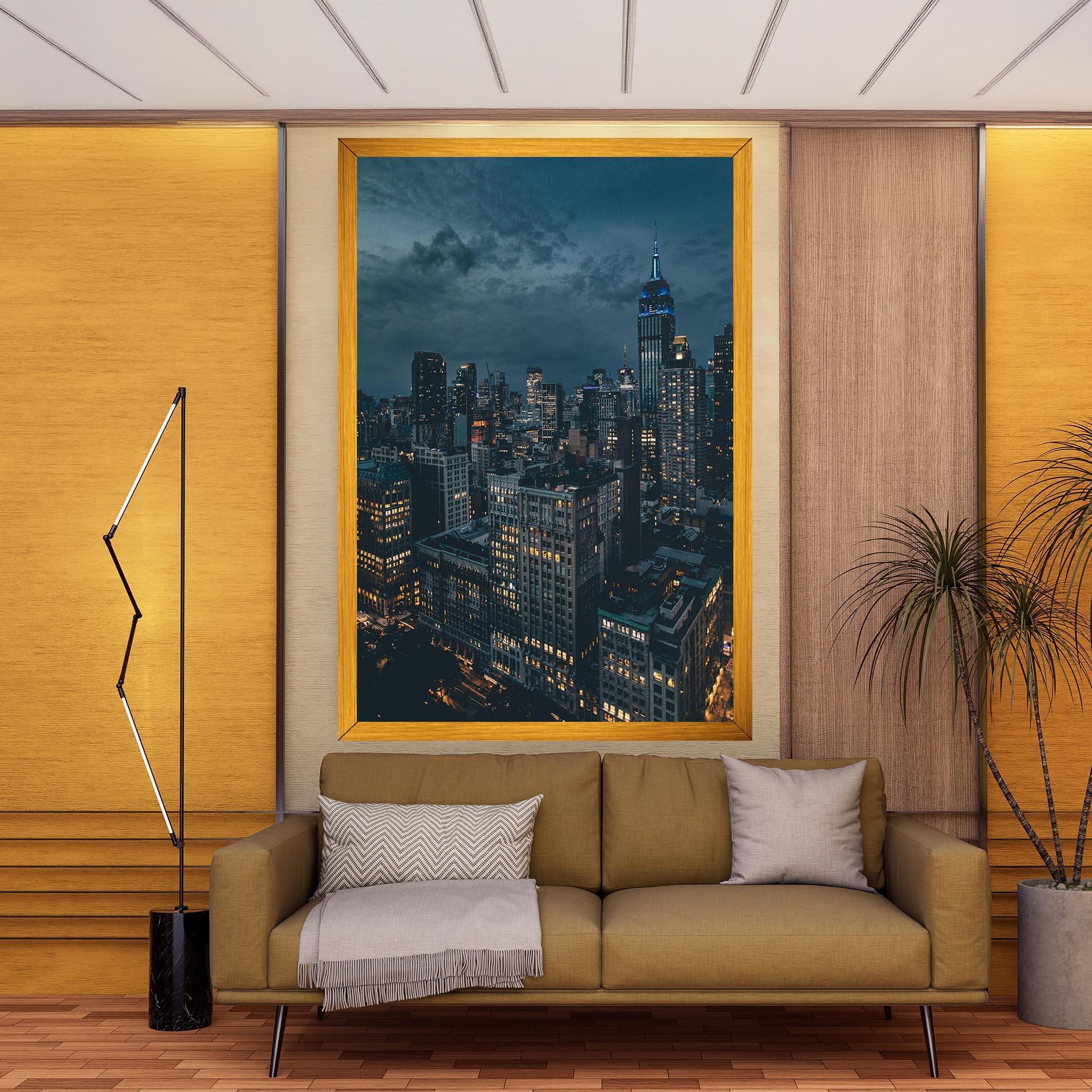 Tablou Canvas City Night mockup 9