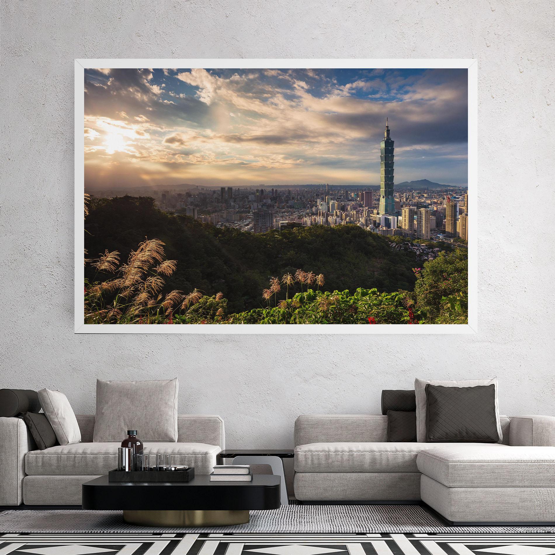 Tablou Canvas Big Building Daylight mockup 2