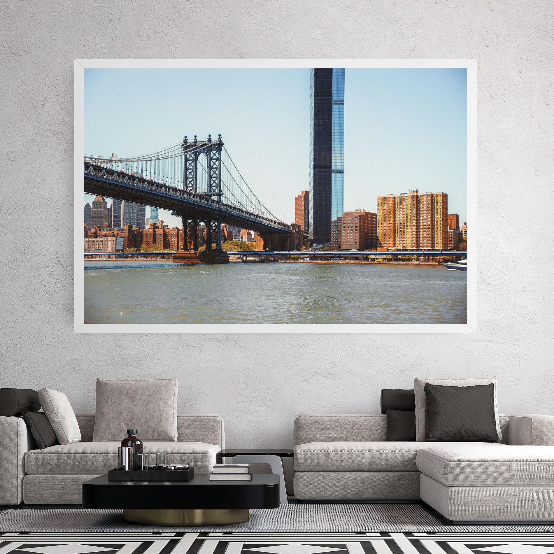 Tablou Canvas Big City Bridge mockup 2