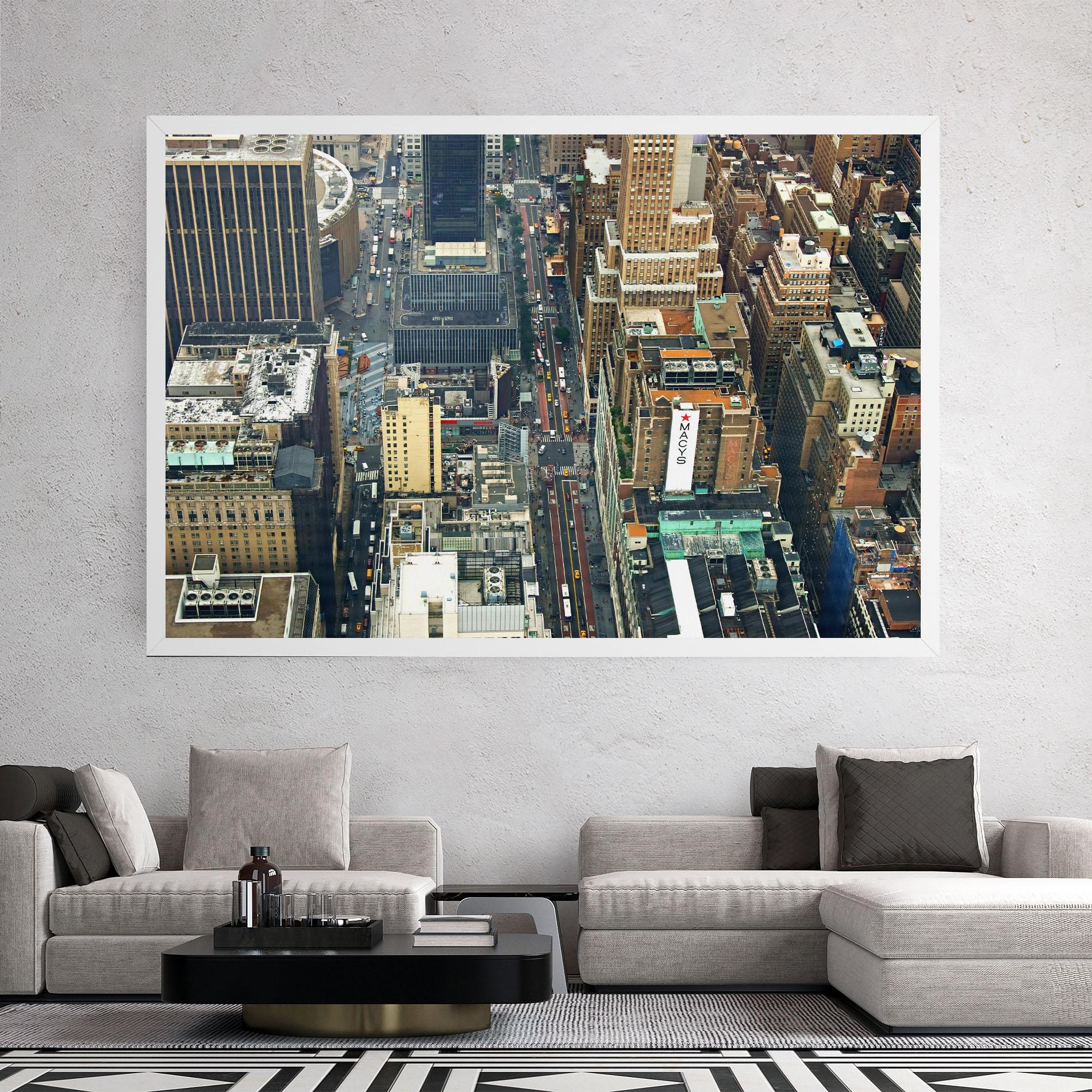 Tablou Canvas Cream Tall Building mockup 2