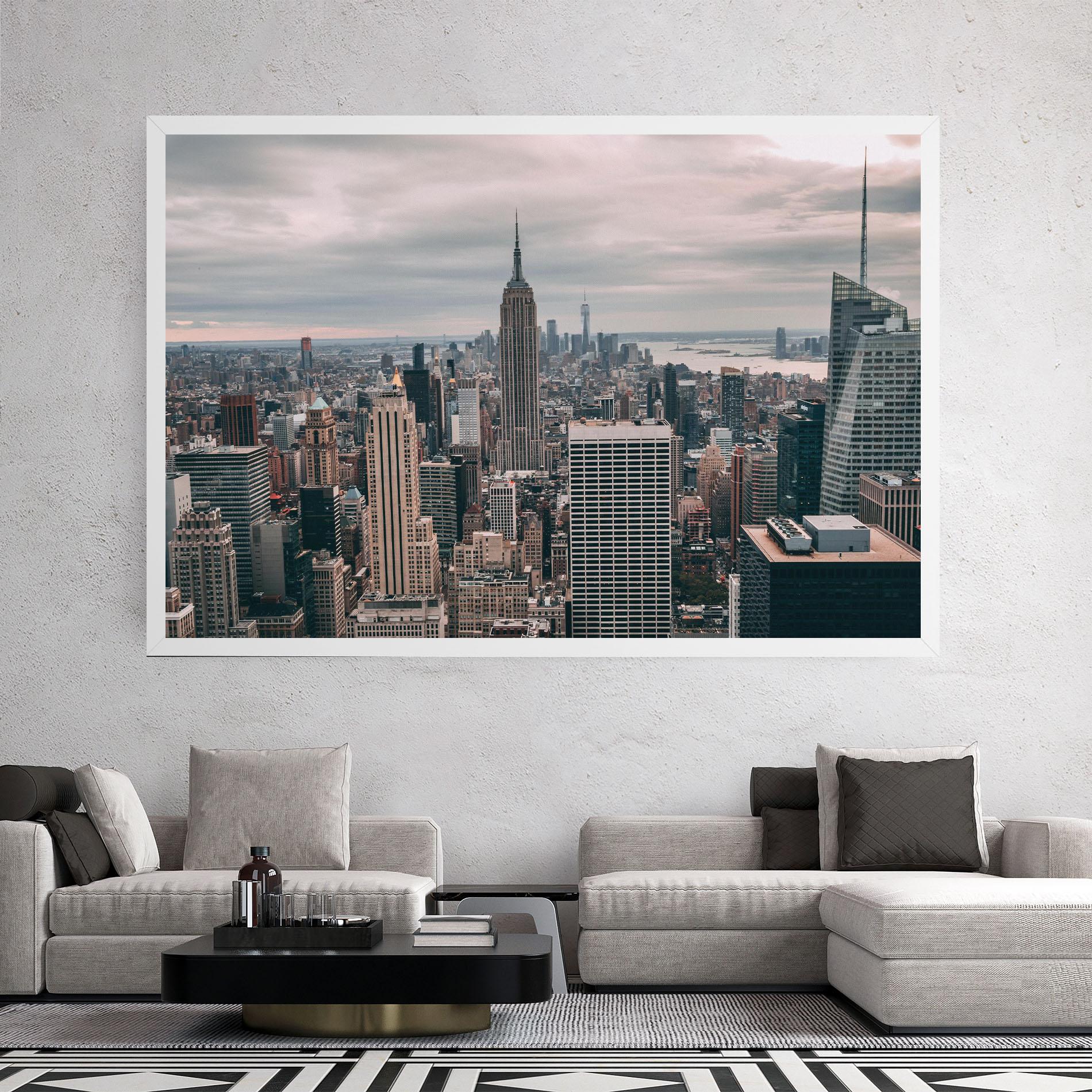 Tablou Canvas High View Building mockup 2