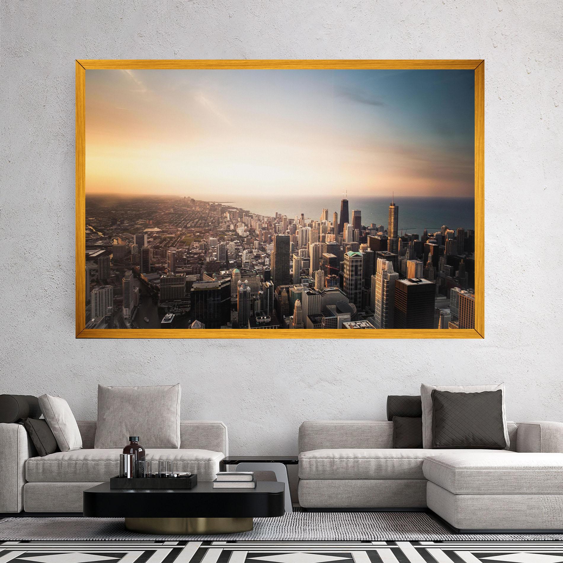 Tablou Canvas City Buildings mockup 2