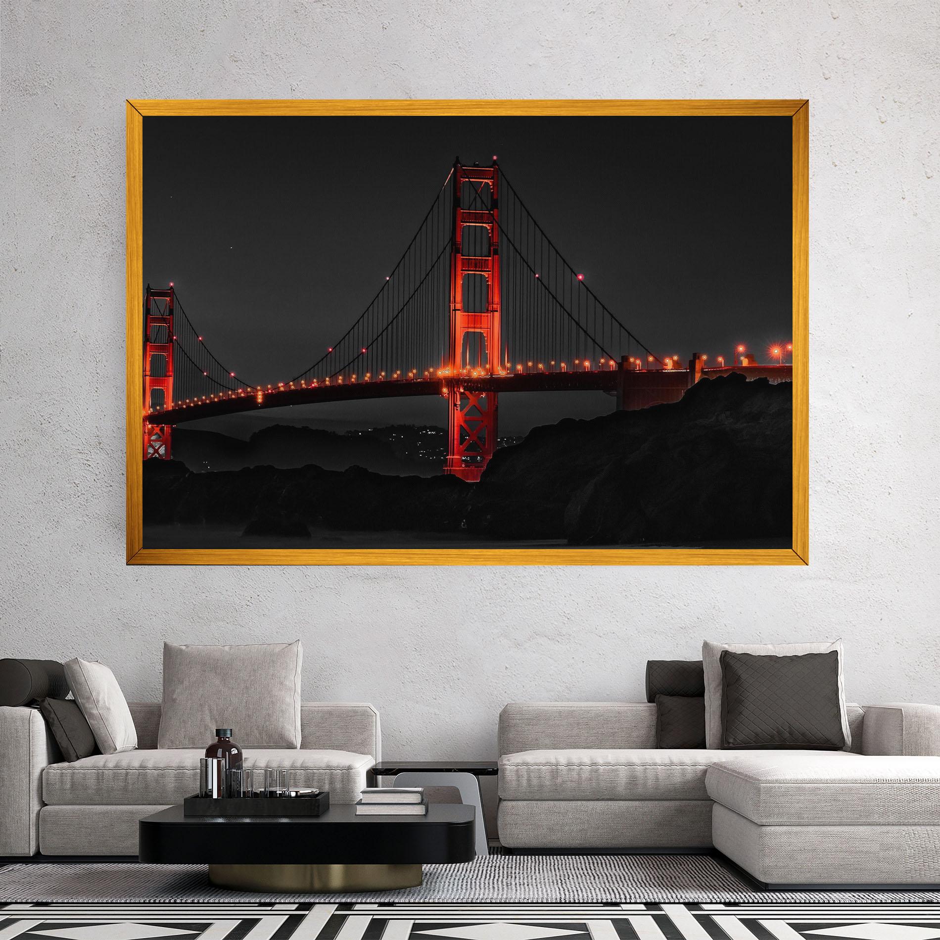 Tablou Canvas Golden Gate Bridge mockup 2