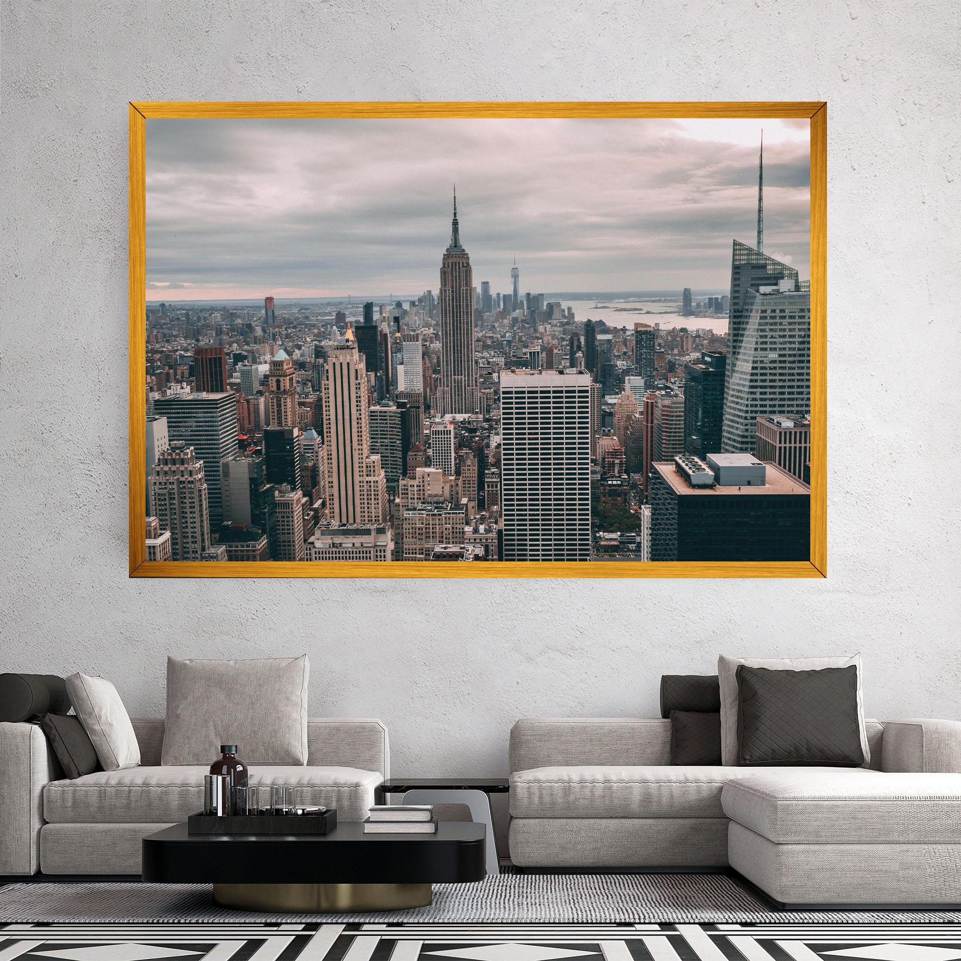 Tablou Canvas High View Building mockup 2