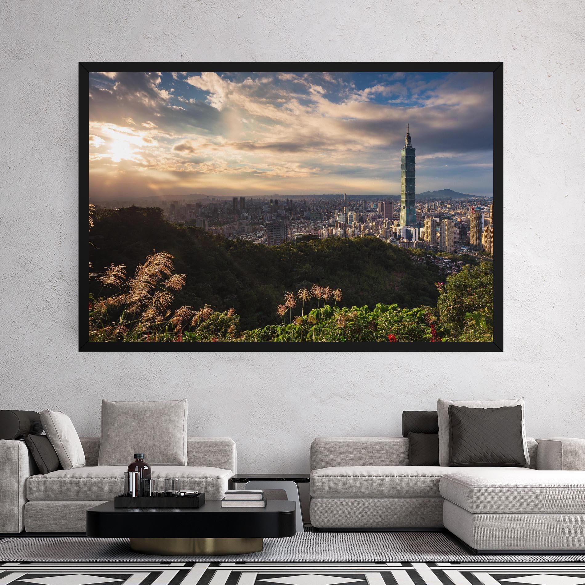 Tablou Canvas Big Building Daylight mockup 2