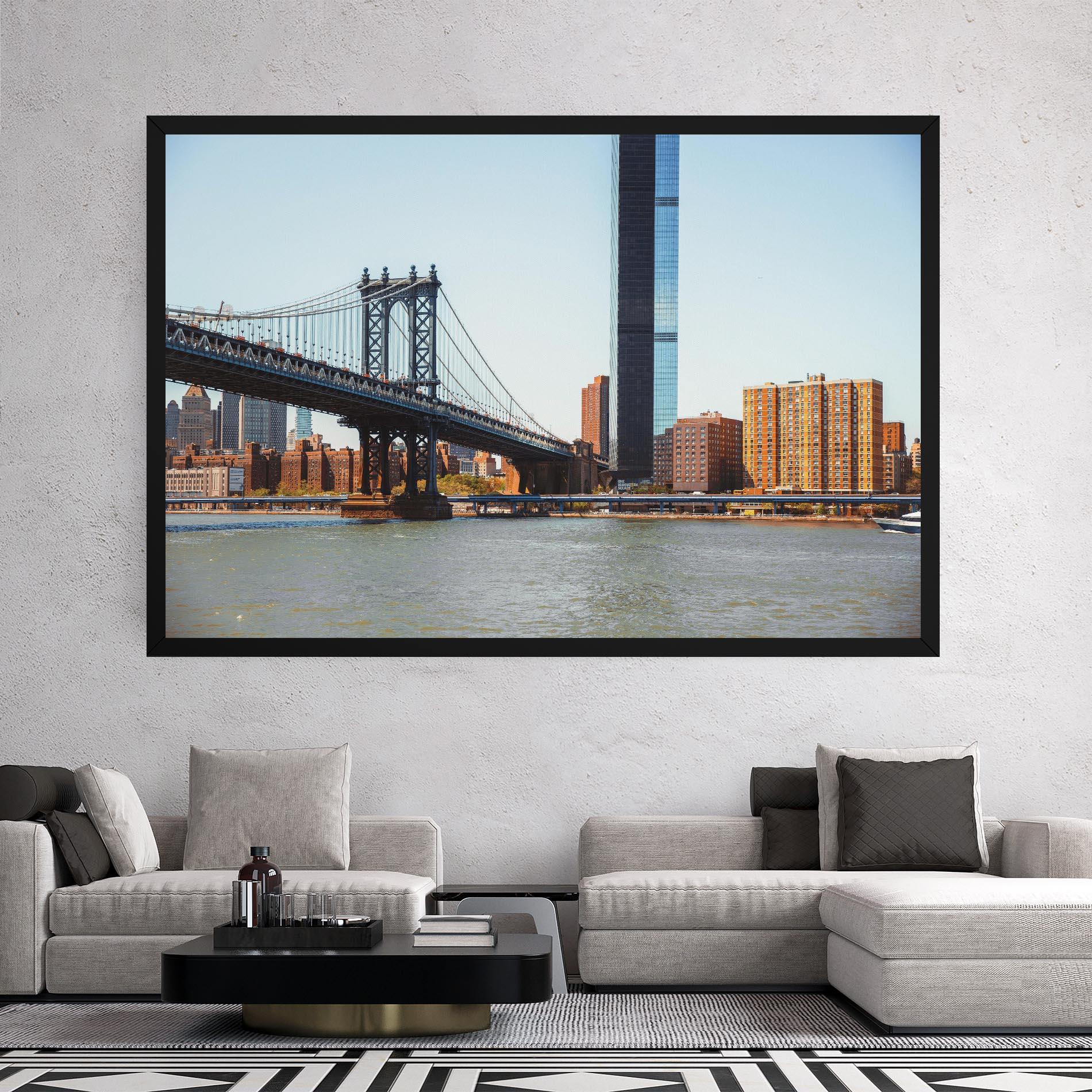 Tablou Canvas Big City Bridge mockup 2