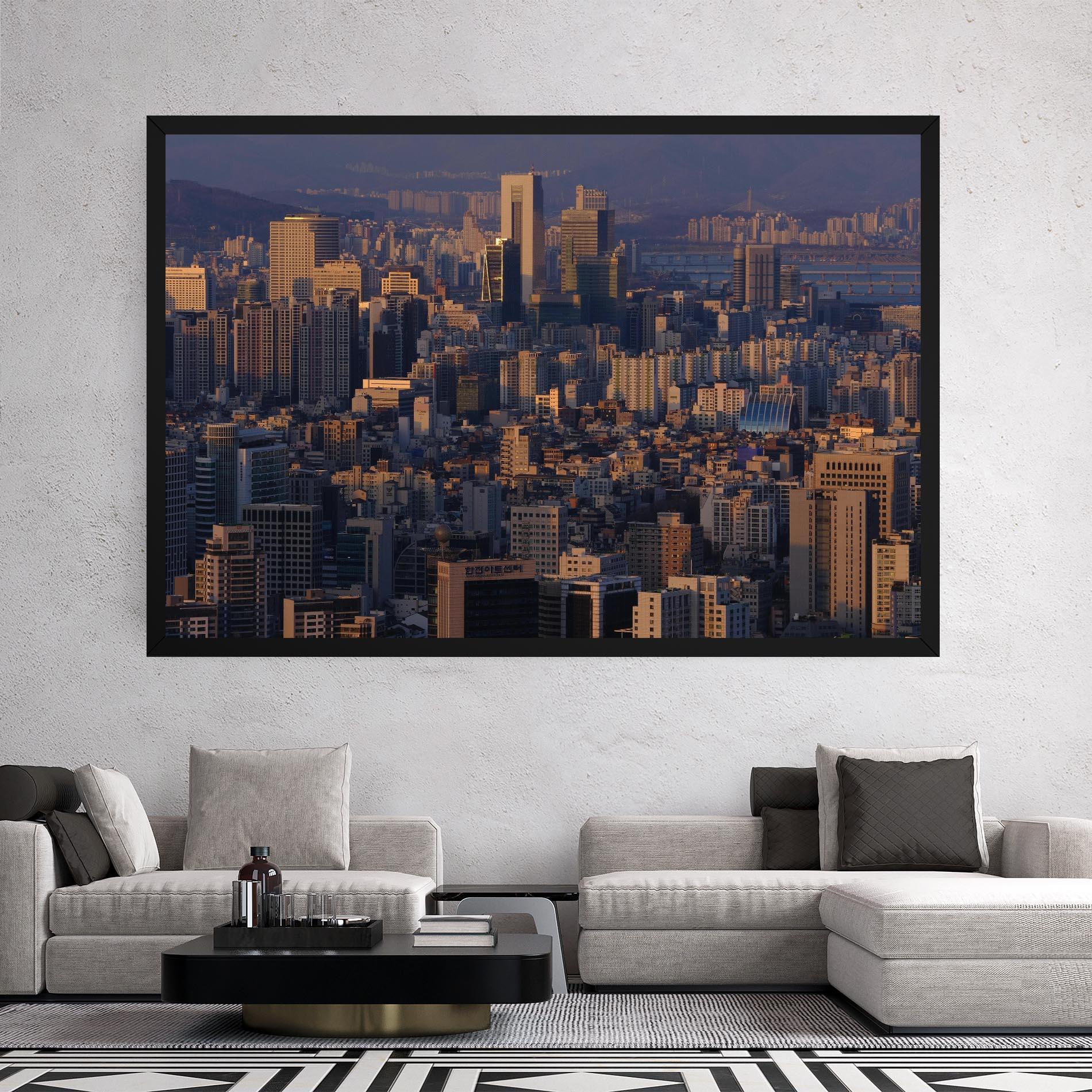 Tablou Canvas Big City mockup 2
