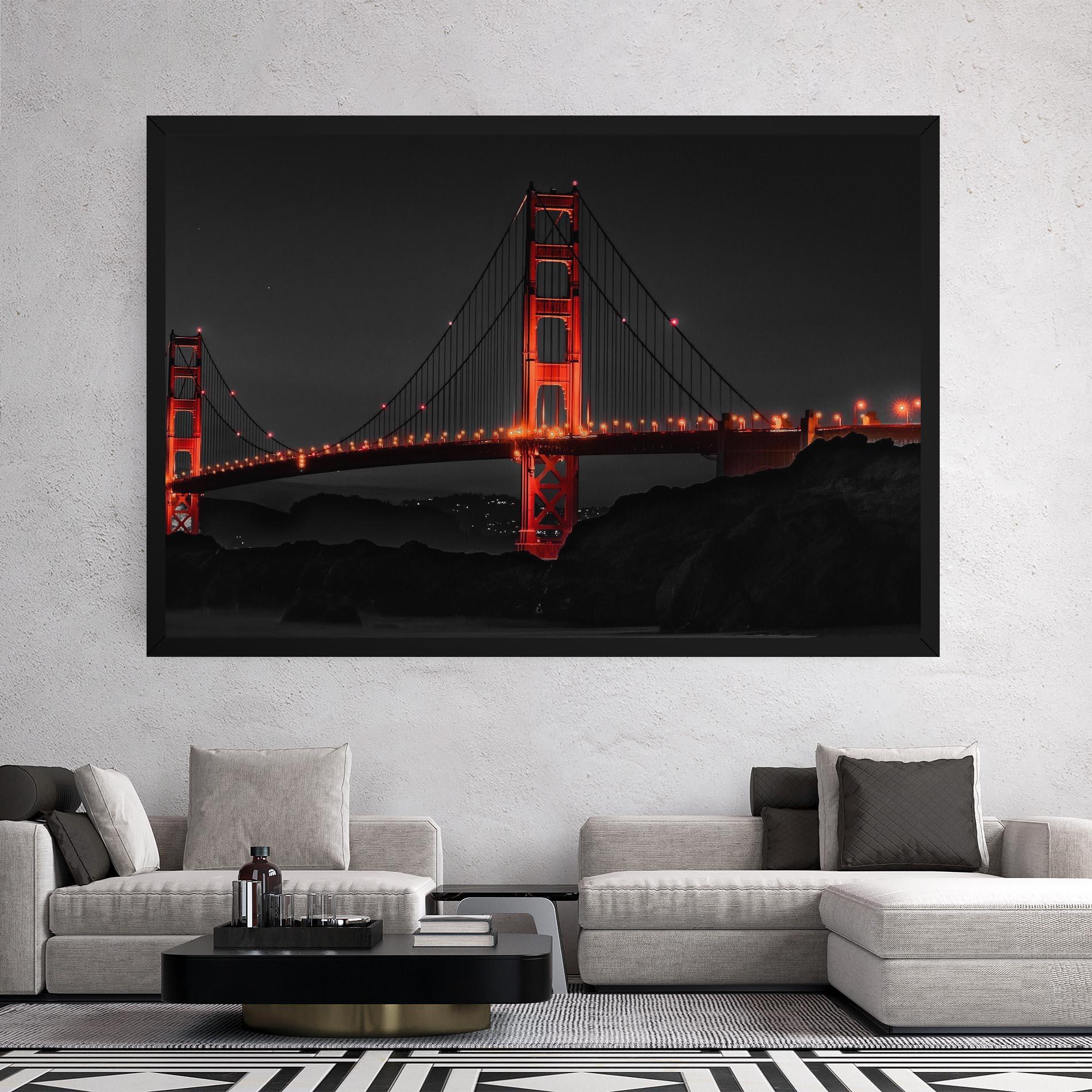 Tablou Canvas Golden Gate Bridge mockup 2