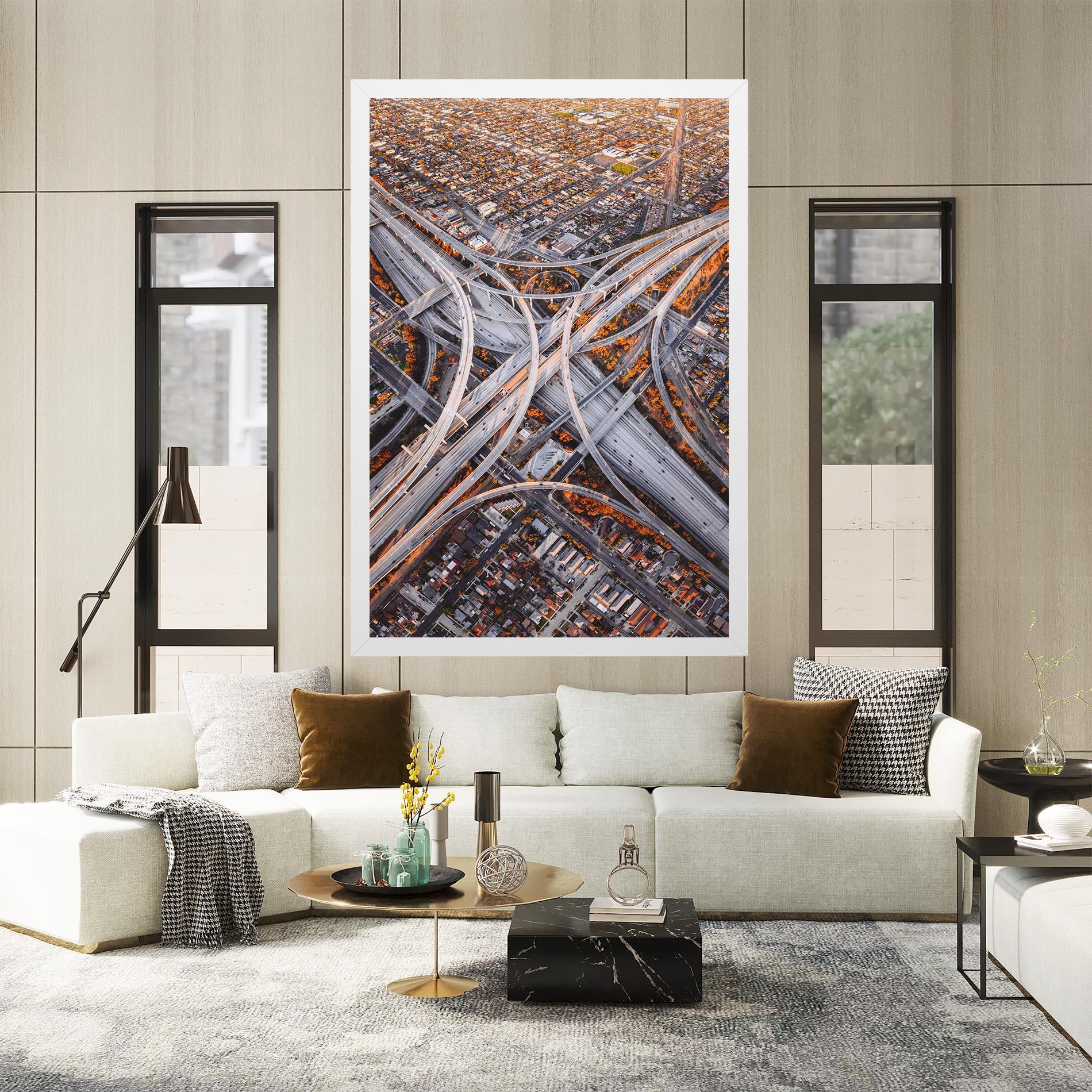 Tablou Canvas Big Road City mockup 2