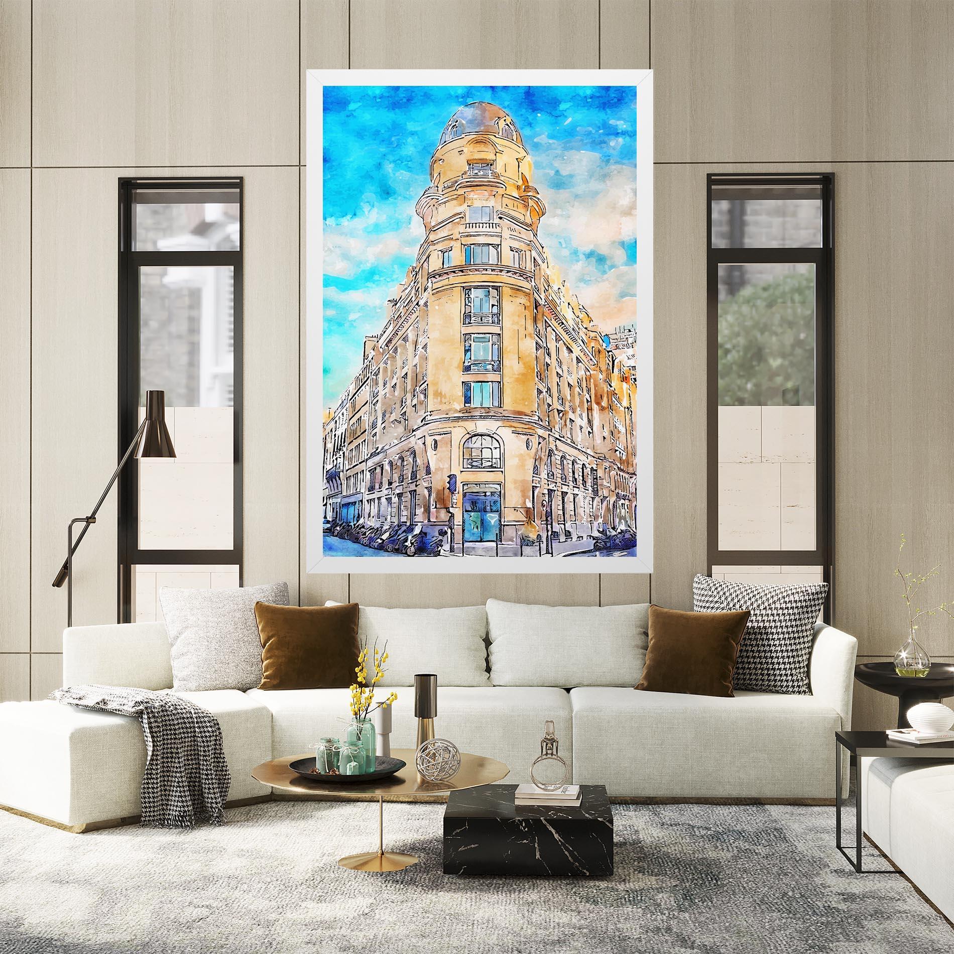 Tablou Canvas Paris Painting mockup 2