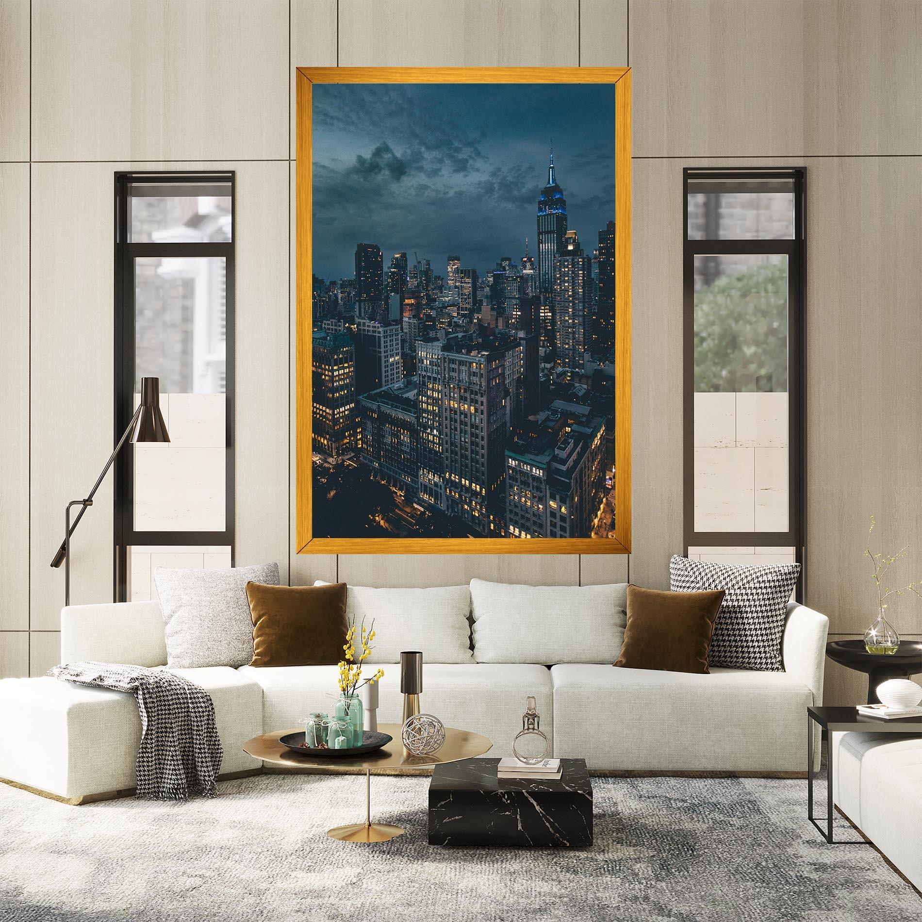 Tablou Canvas City Night mockup 2