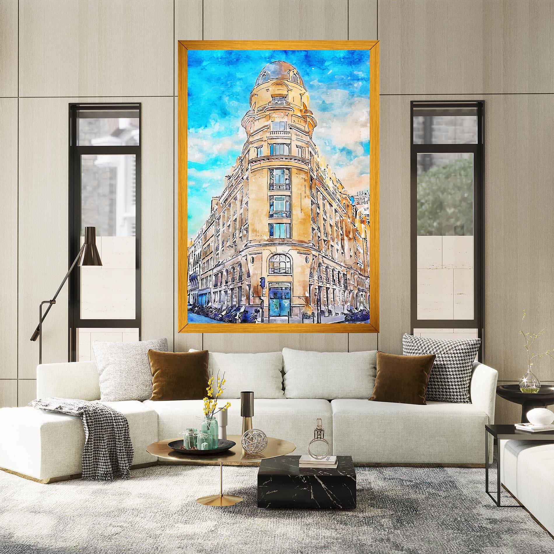 Tablou Canvas Paris Painting mockup 2