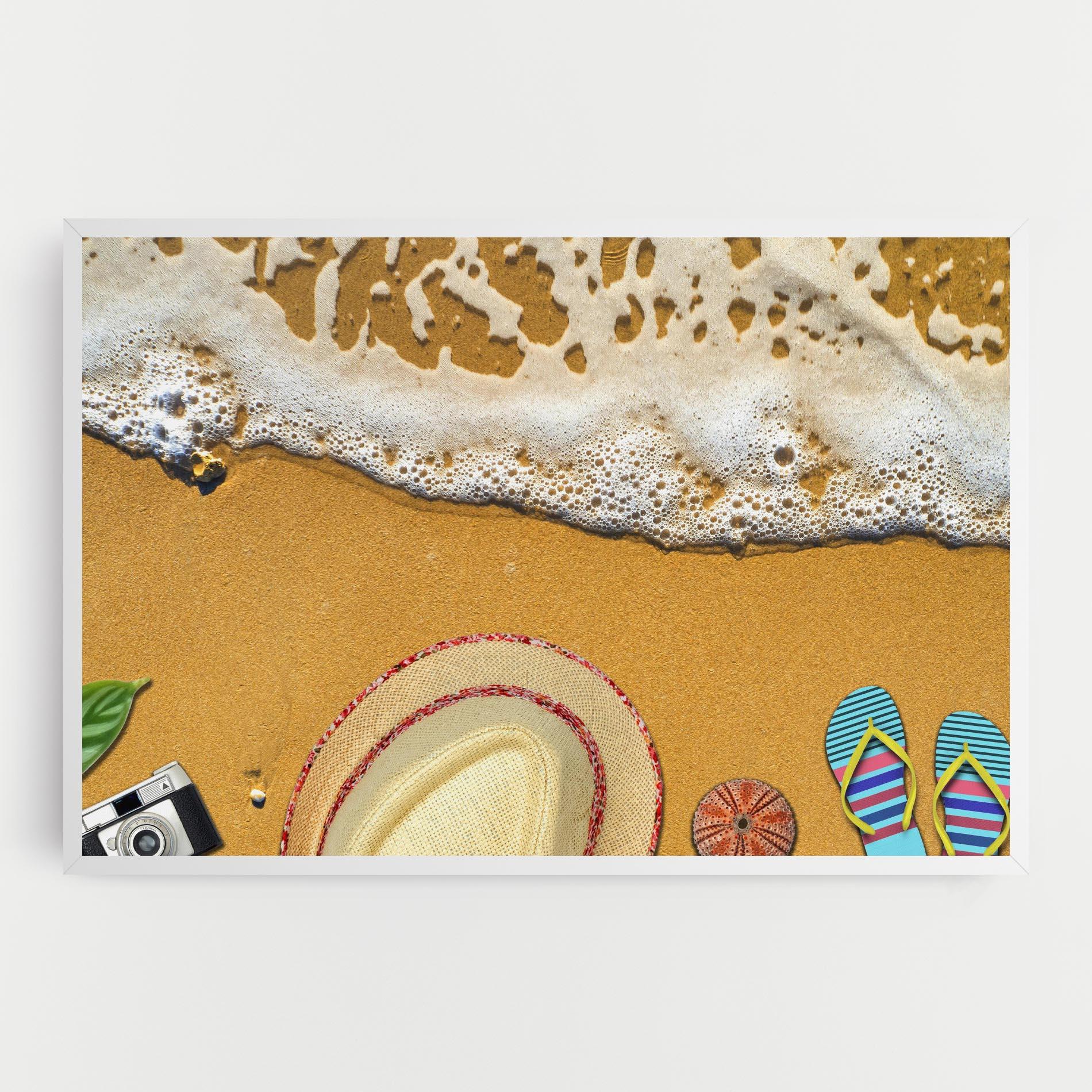 Tablou Canvas Beach Accessories mockup 0