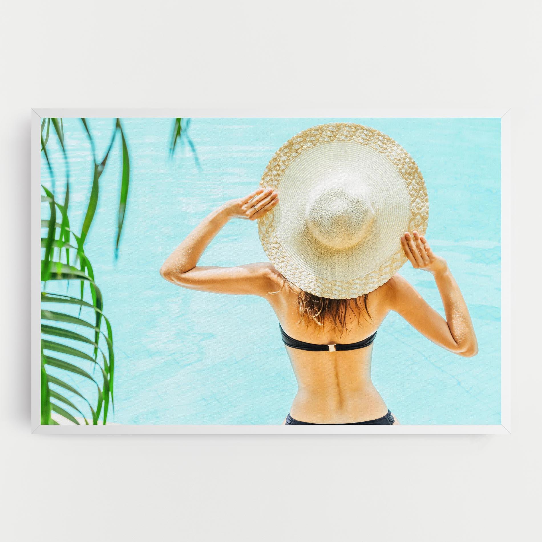 Tablou Canvas Enjoying Swimming Pool mockup 0