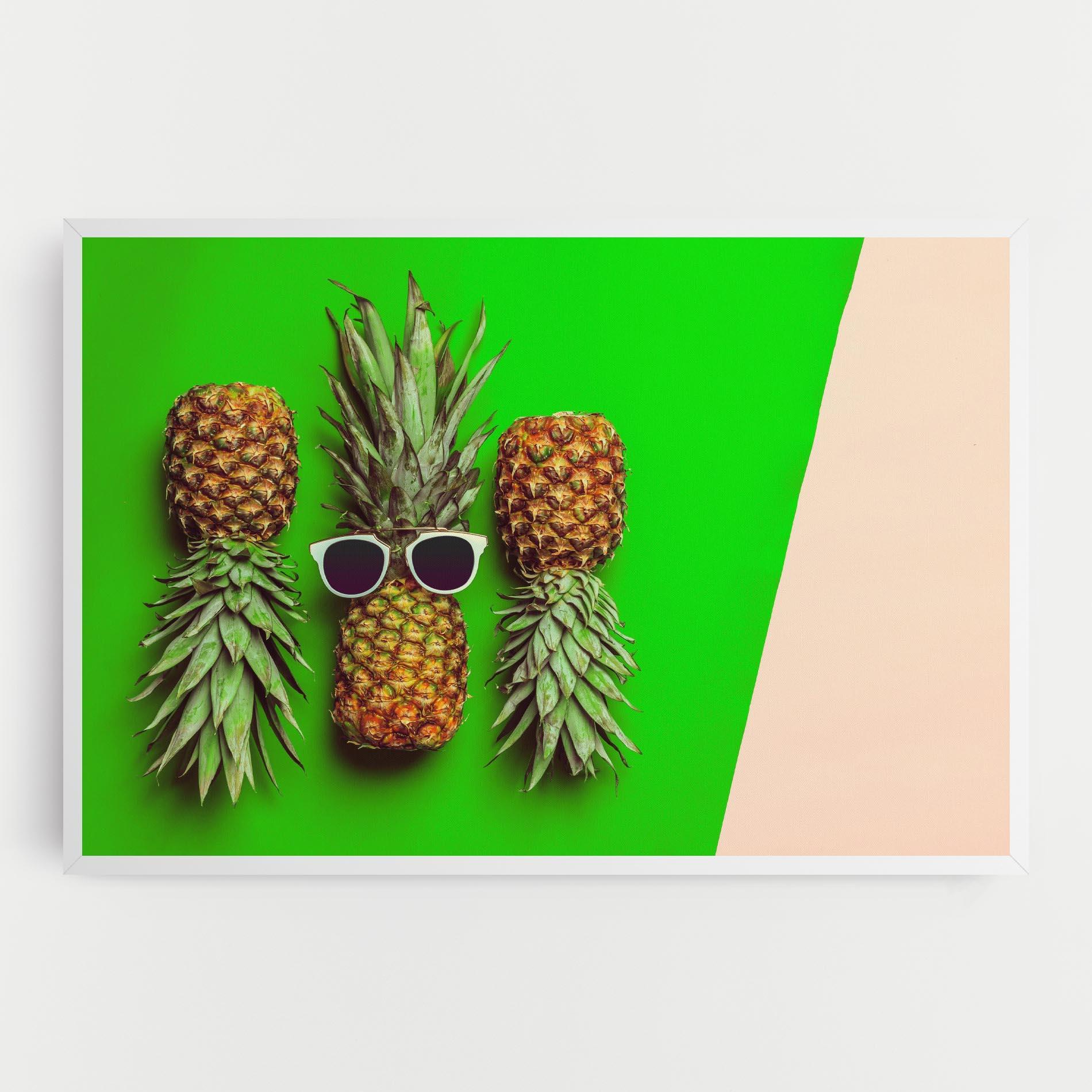 Tablou Canvas Green Pineapple mockup 0