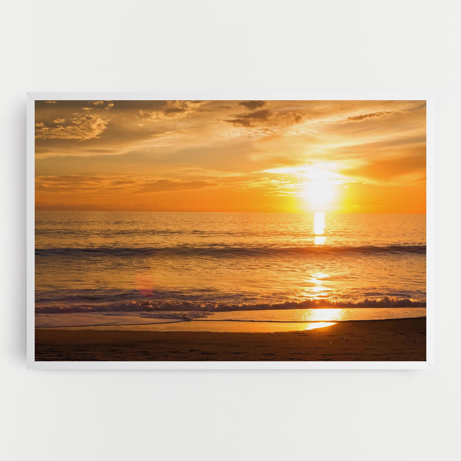 Tablou Canvas Sunset Ocean Coast mockup 0