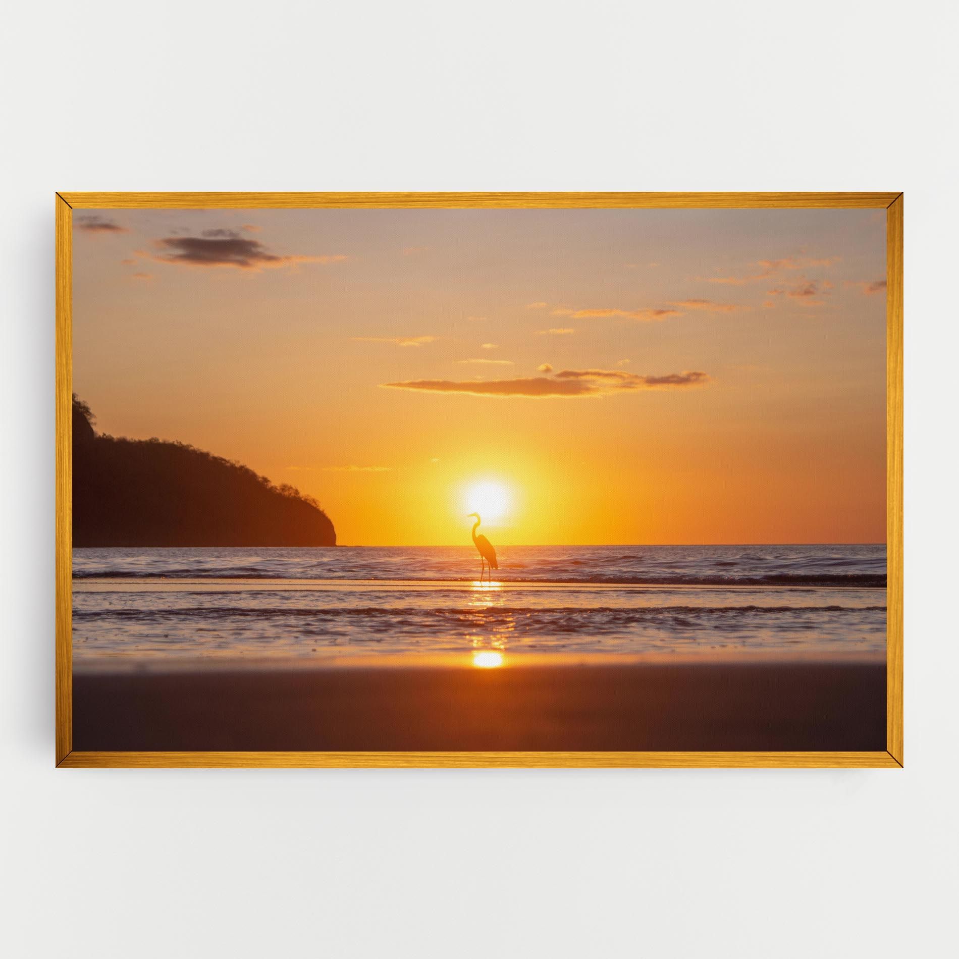 Sunset Bird Silhouette mockup 0