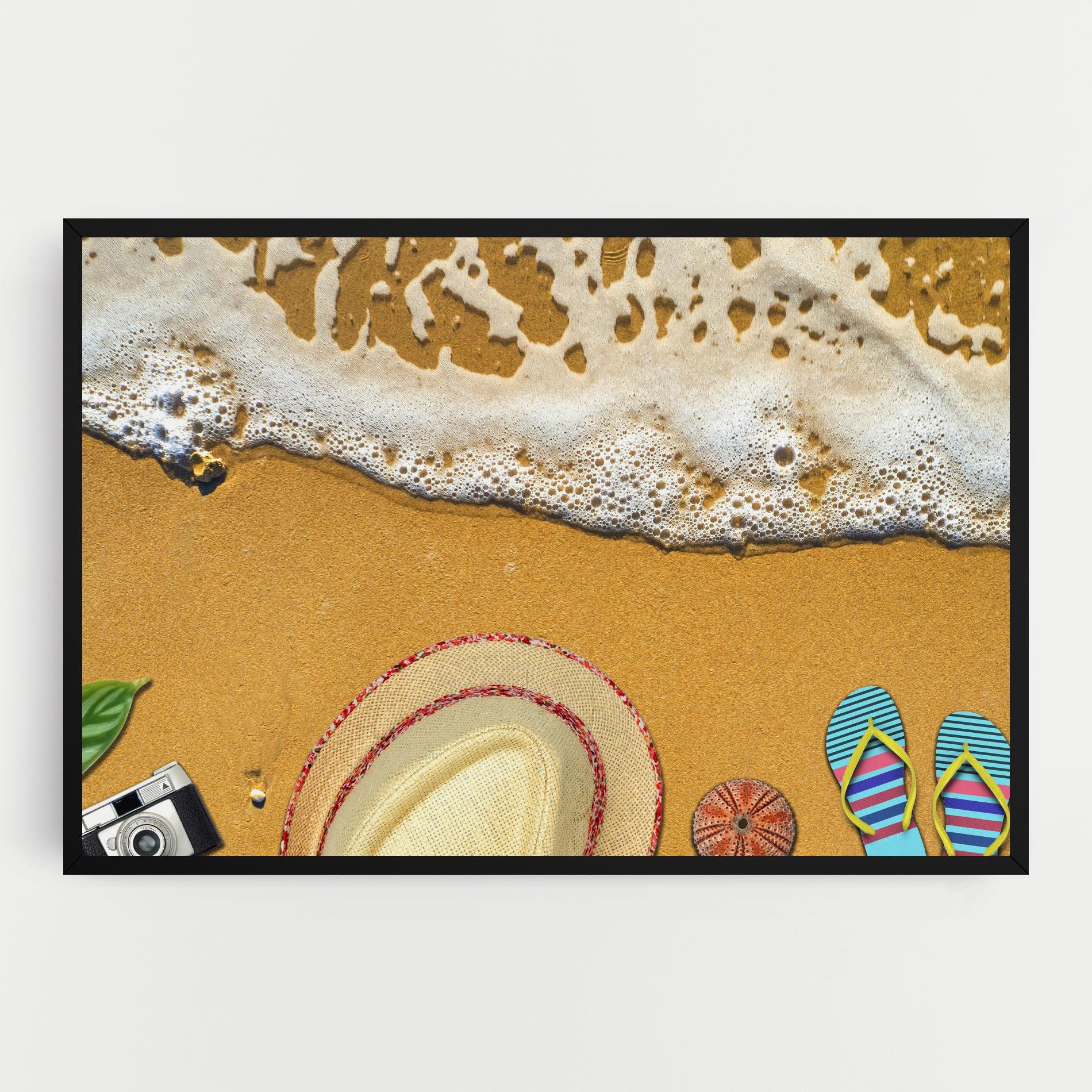Tablou Canvas Beach Accessories mockup 0
