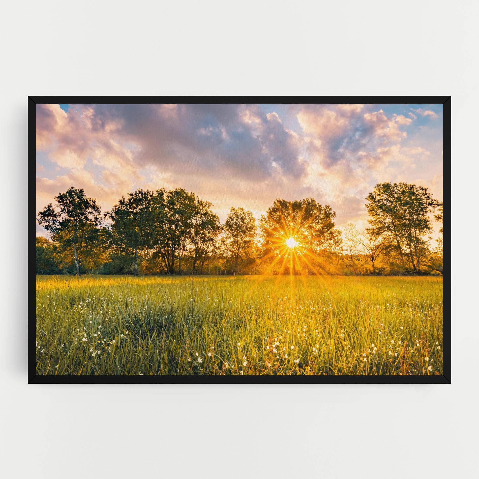 Tablou Canvas Blossoming Meadow mockup 0