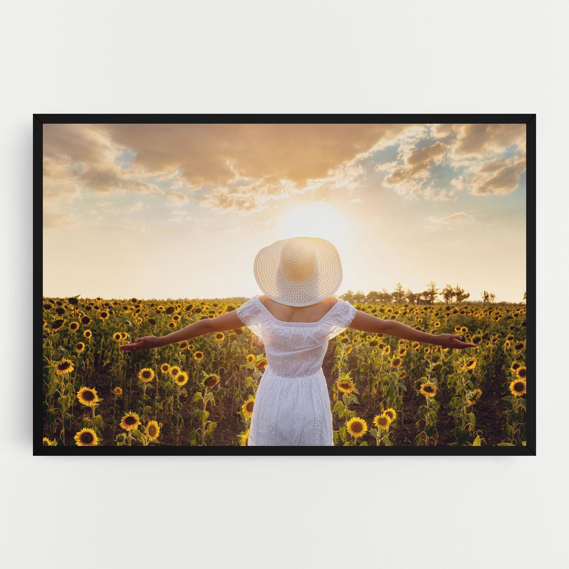 Tablou Canvas Girl In Nature mockup 0