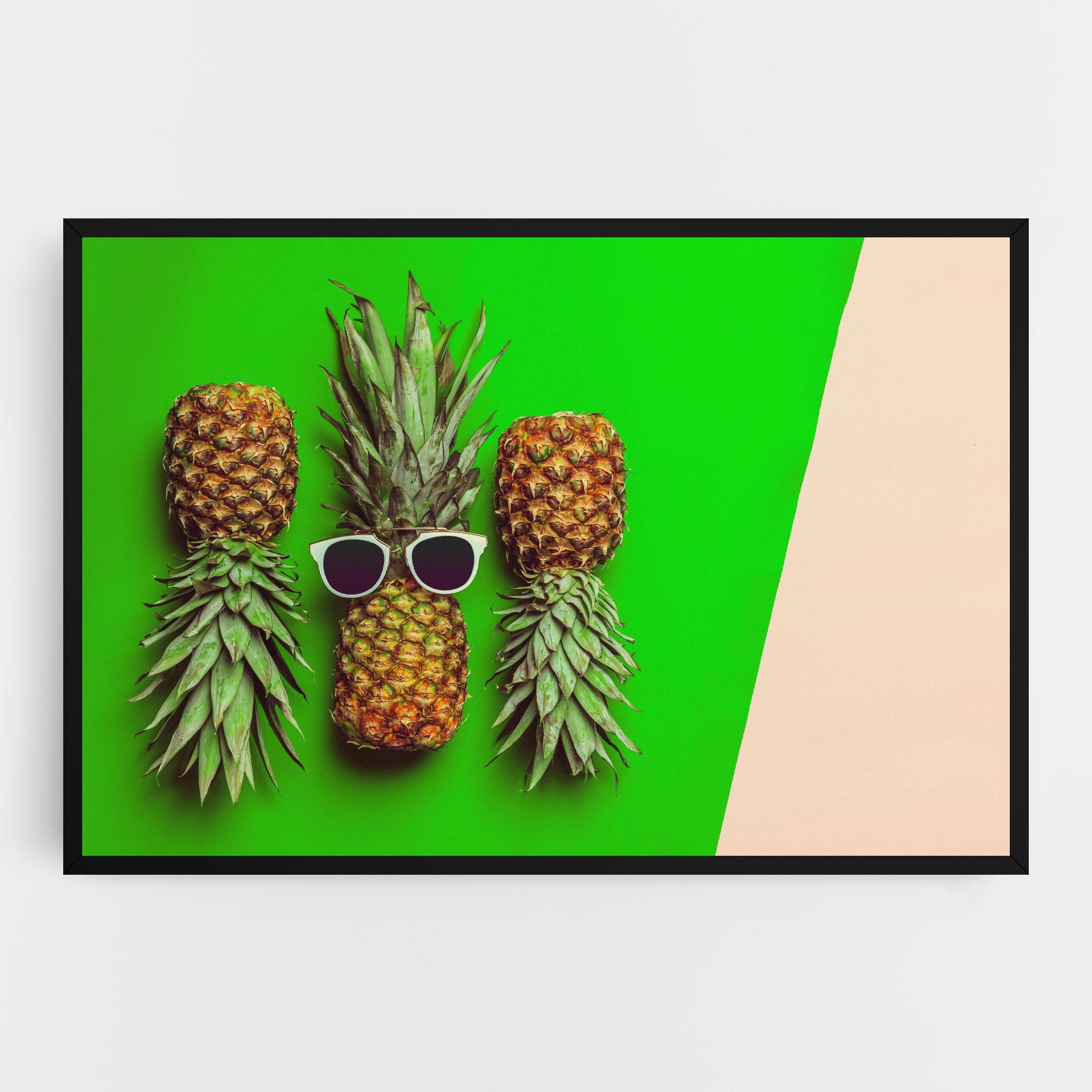 Tablou Canvas Green Pineapple mockup 0