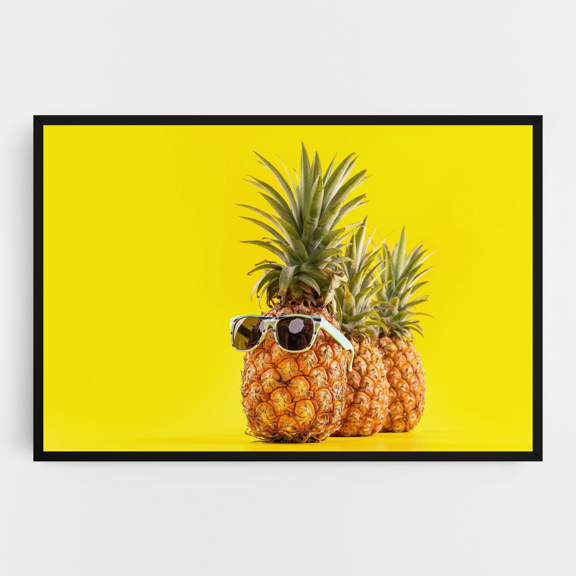 Tablou Canvas Pineapple Looking Up mockup 0