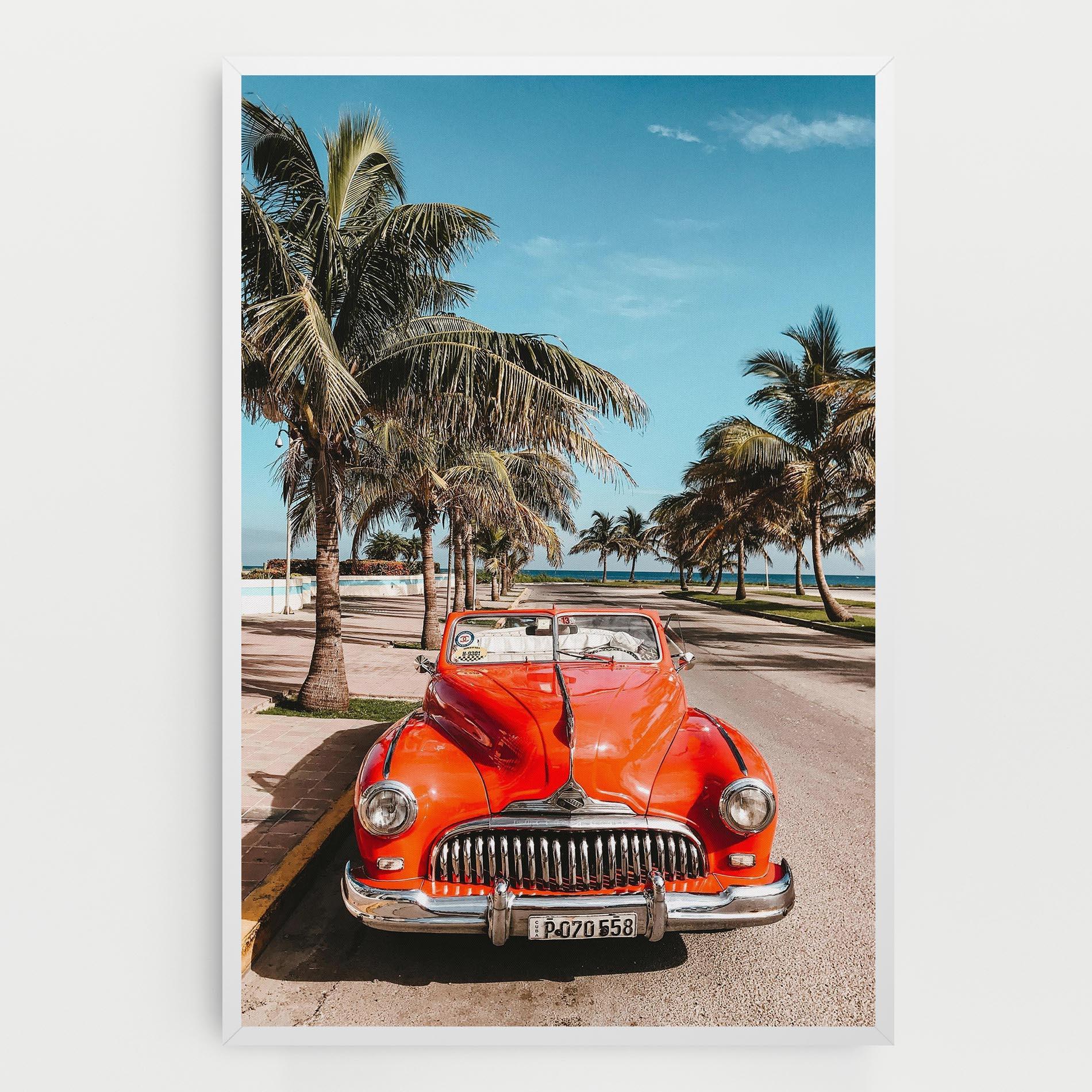Tablou Canvas Red Summer Car mockup 0