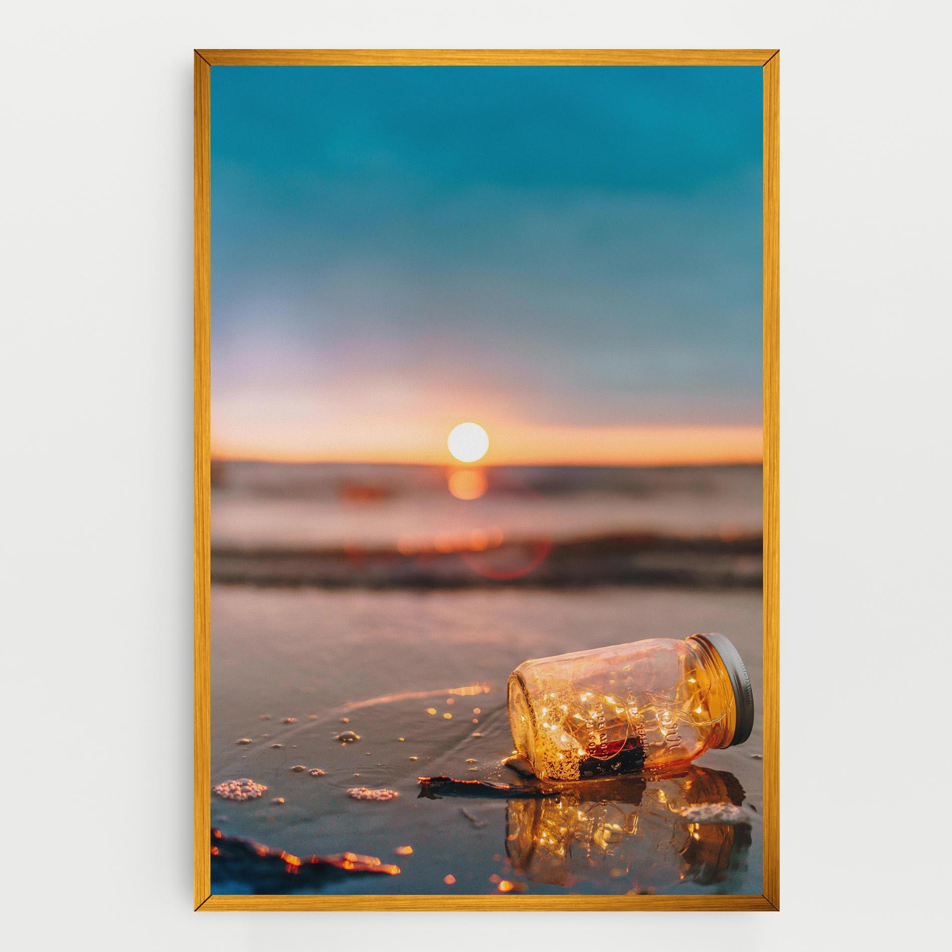 Tablou Canvas Jar With Lights mockup 0