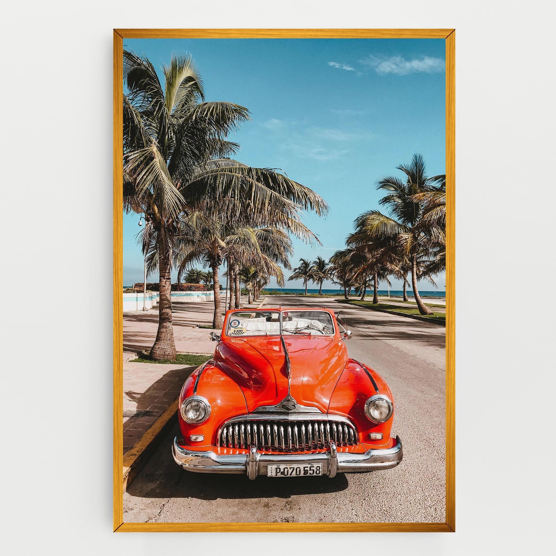 Tablou Canvas Red Summer Car mockup 0