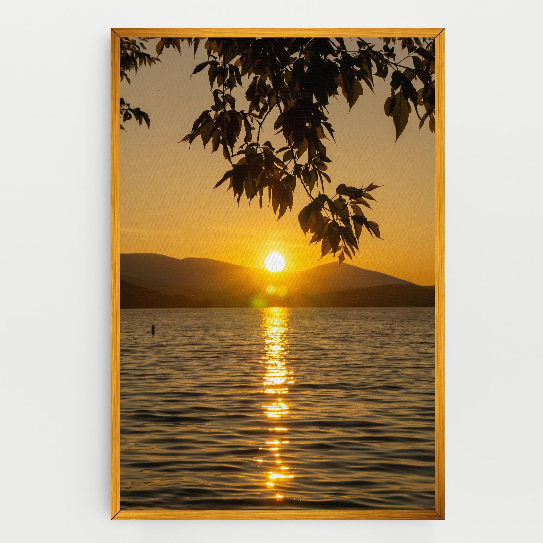 Tablou Canvas Yellow Sunrise mockup 0