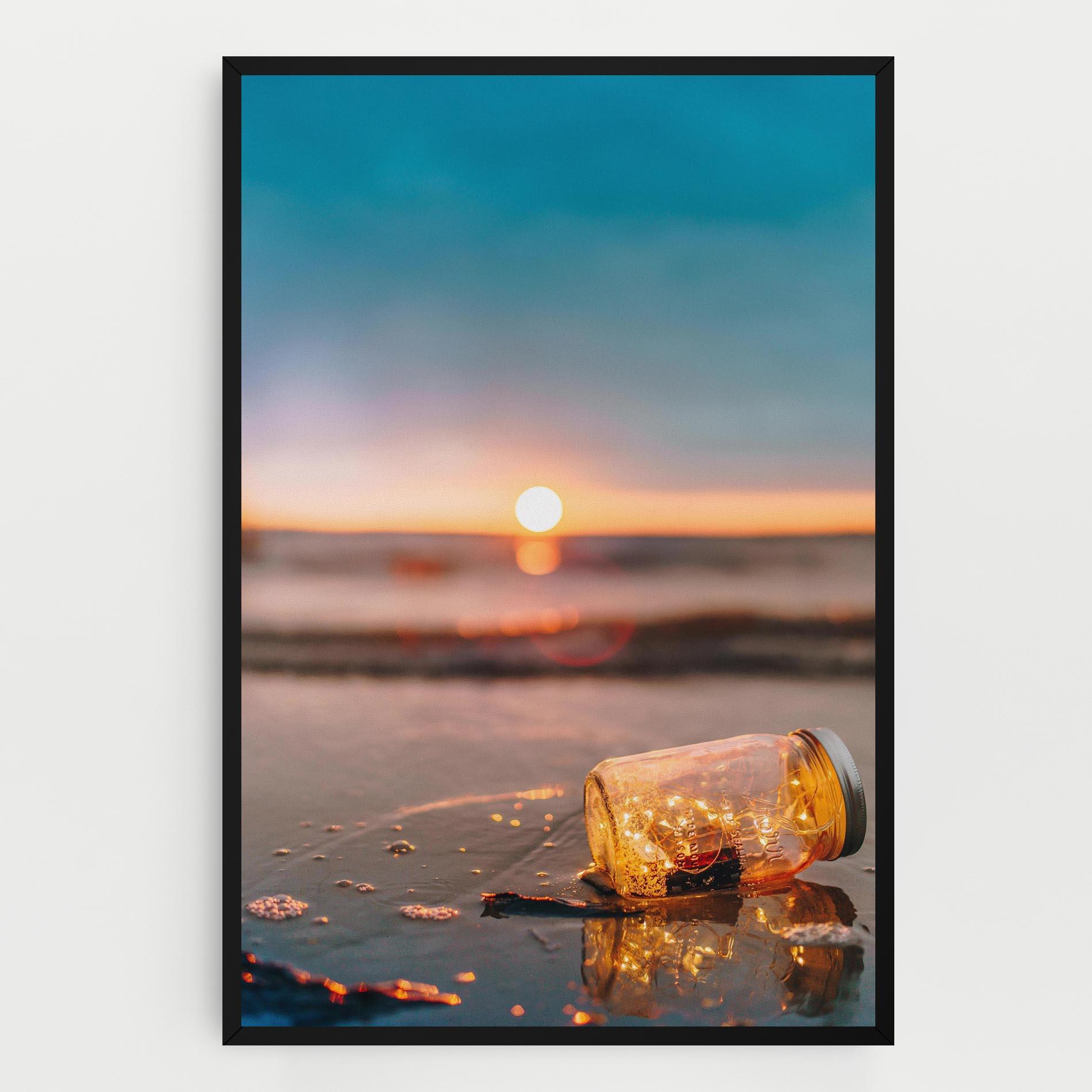 Tablou Canvas Jar With Lights mockup 0