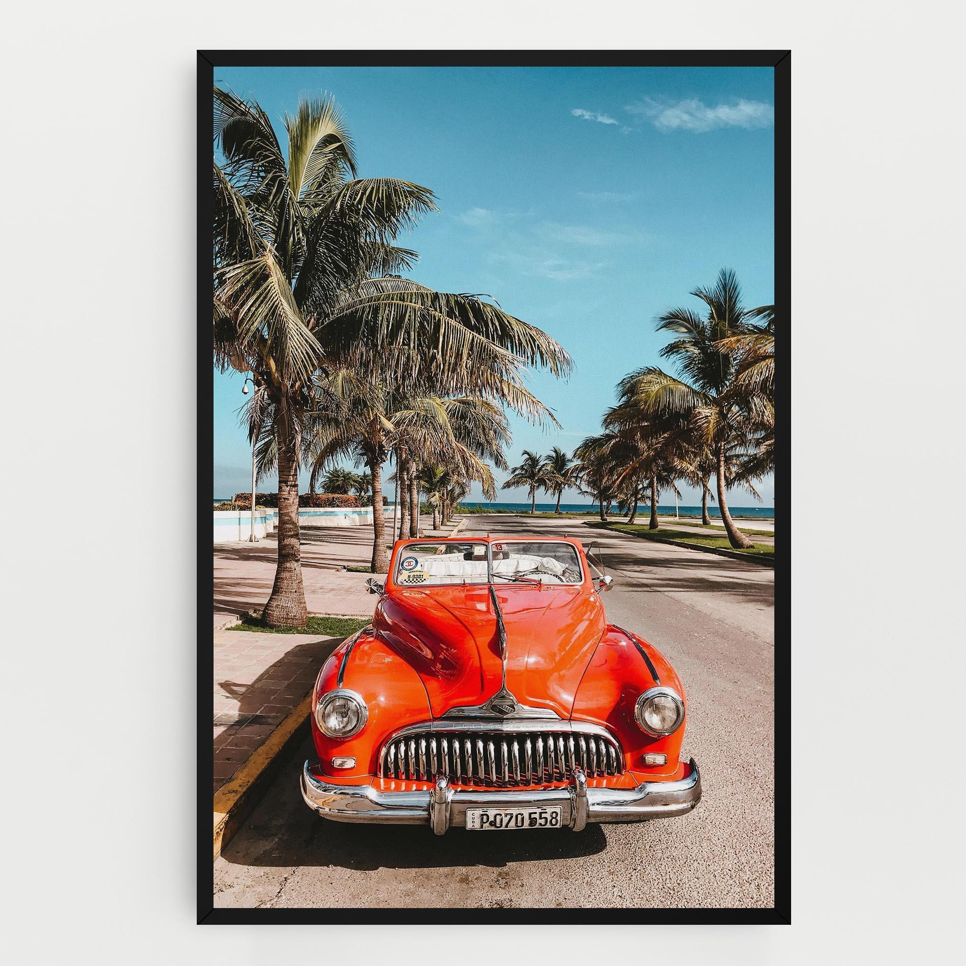 Tablou Canvas Red Summer Car mockup 0