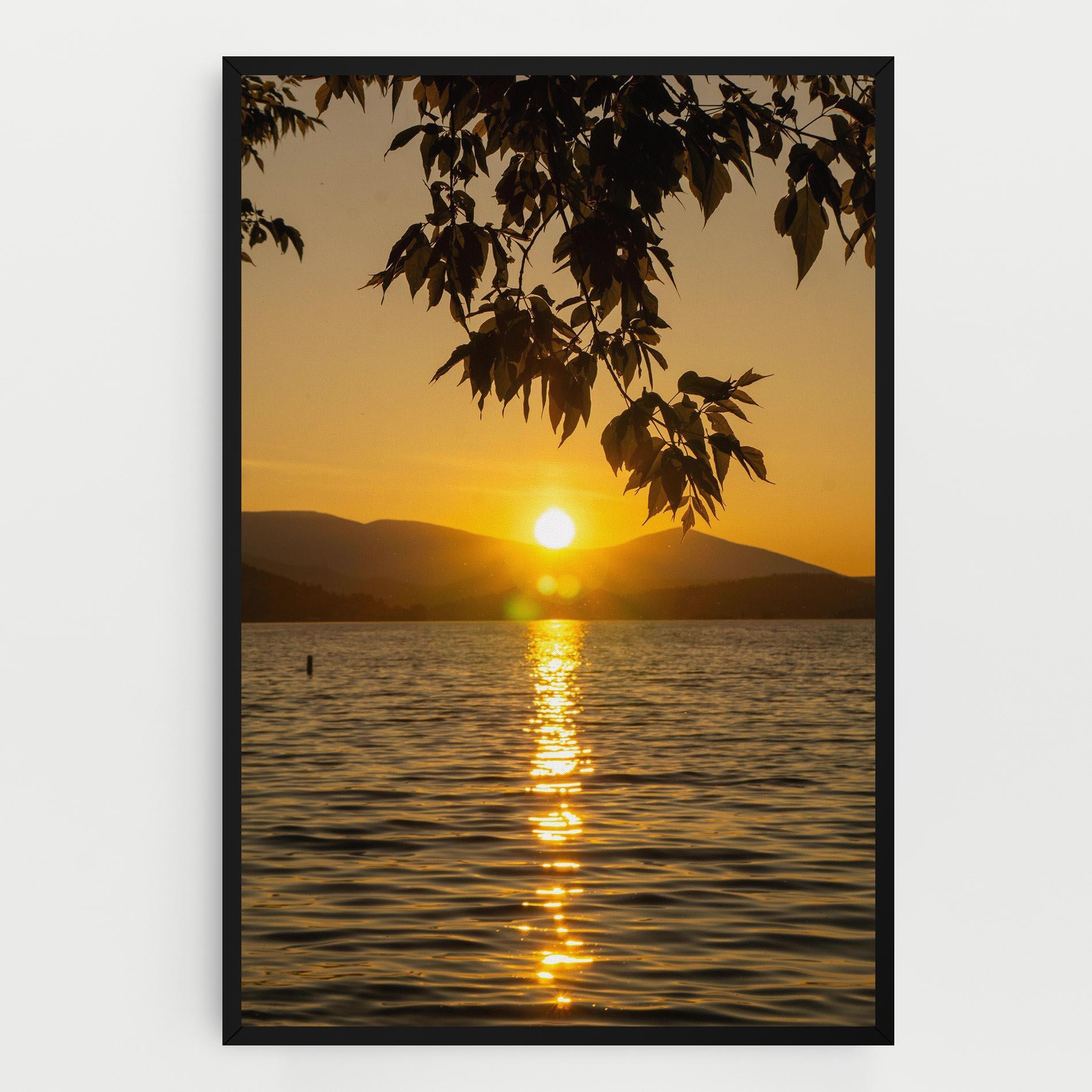 Tablou Canvas Yellow Sunrise mockup 0