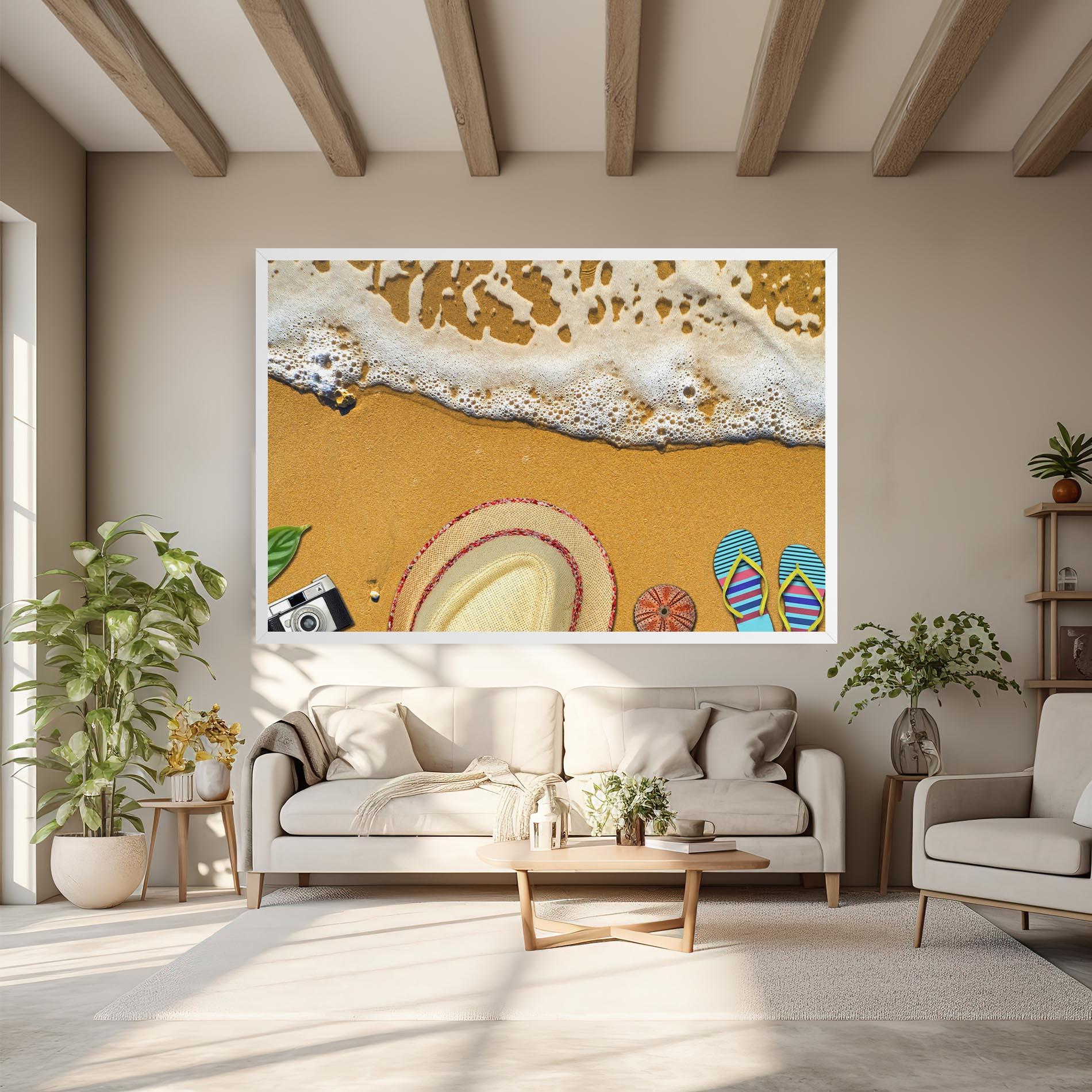 Tablou Canvas Beach Accessories mockup 6