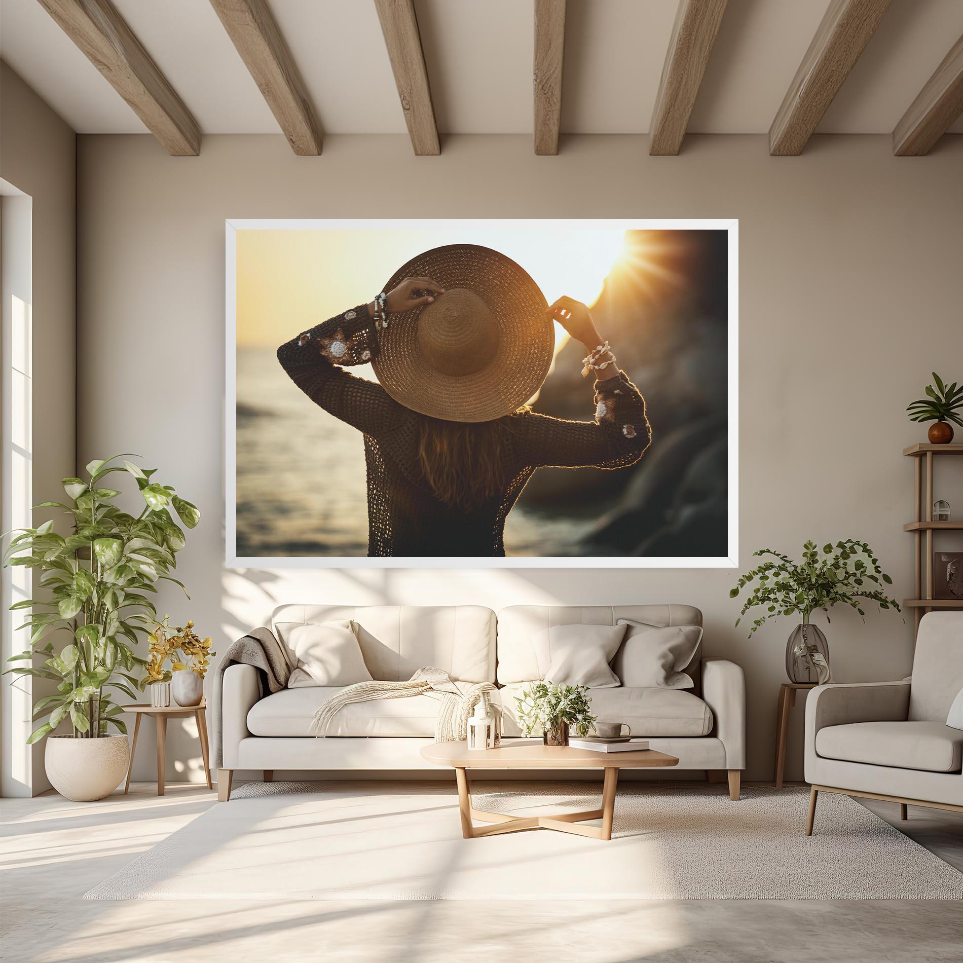 Tablou Canvas Enjoying Sunset mockup 6
