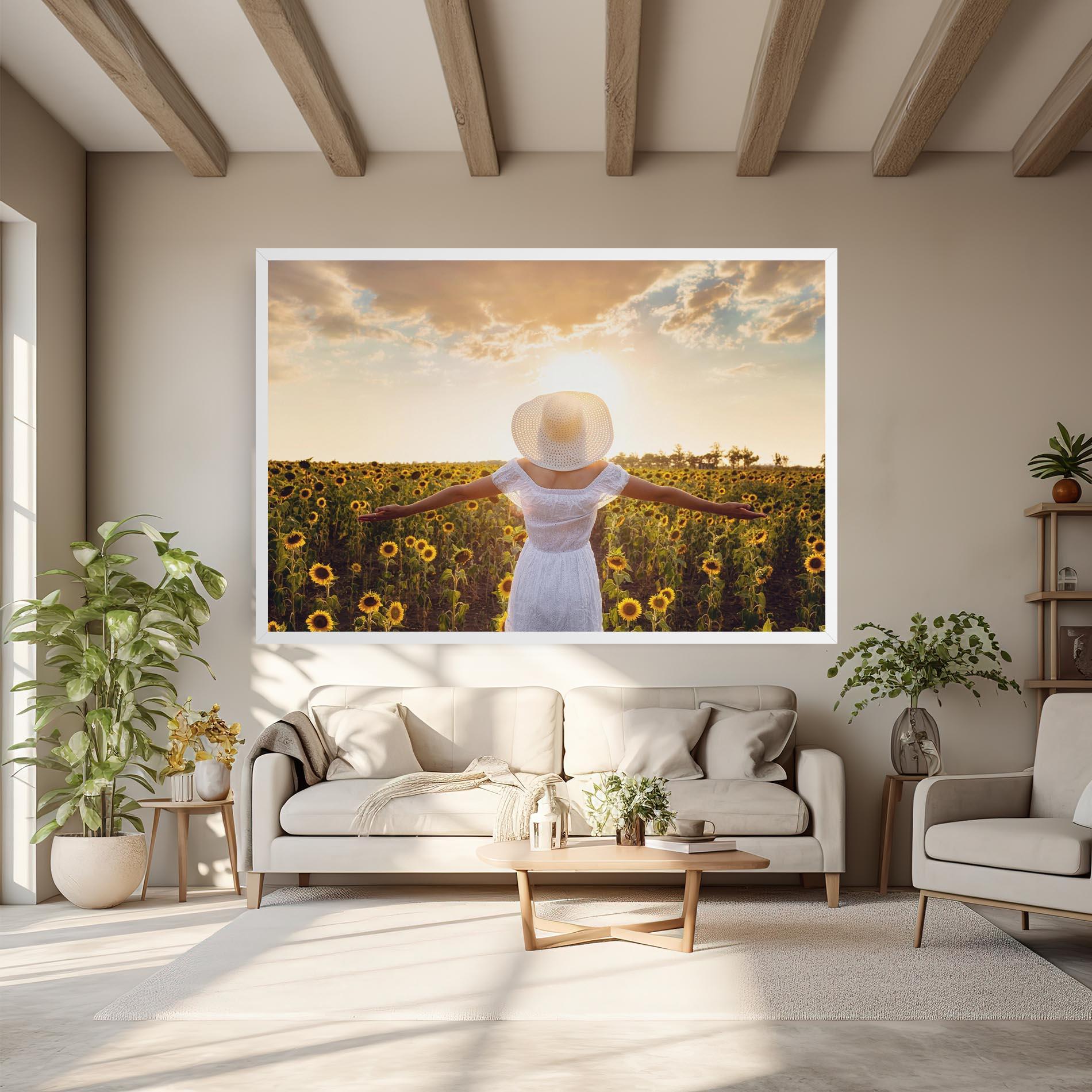 Tablou Canvas Girl In Nature mockup 6