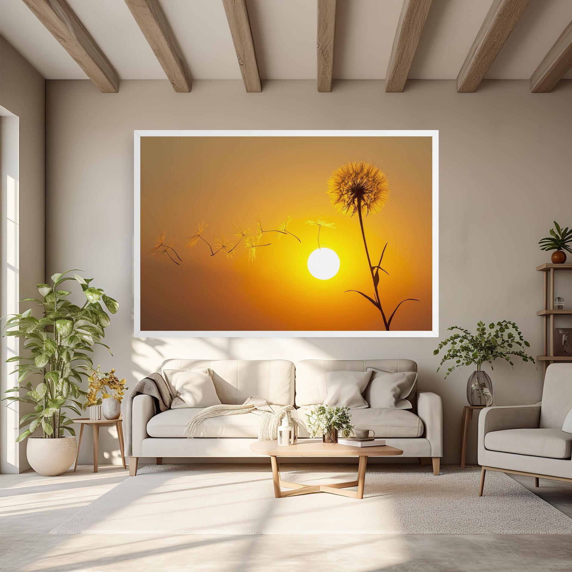 Tablou Canvas Summer Dandelion mockup 6