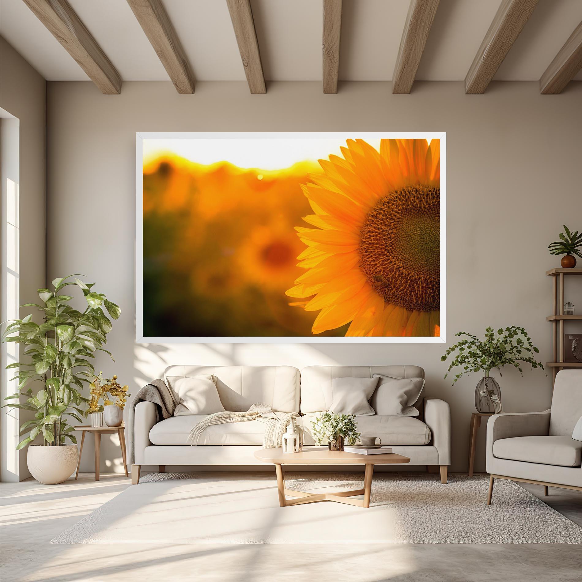 Tablou Canvas Sunflower mockup 6