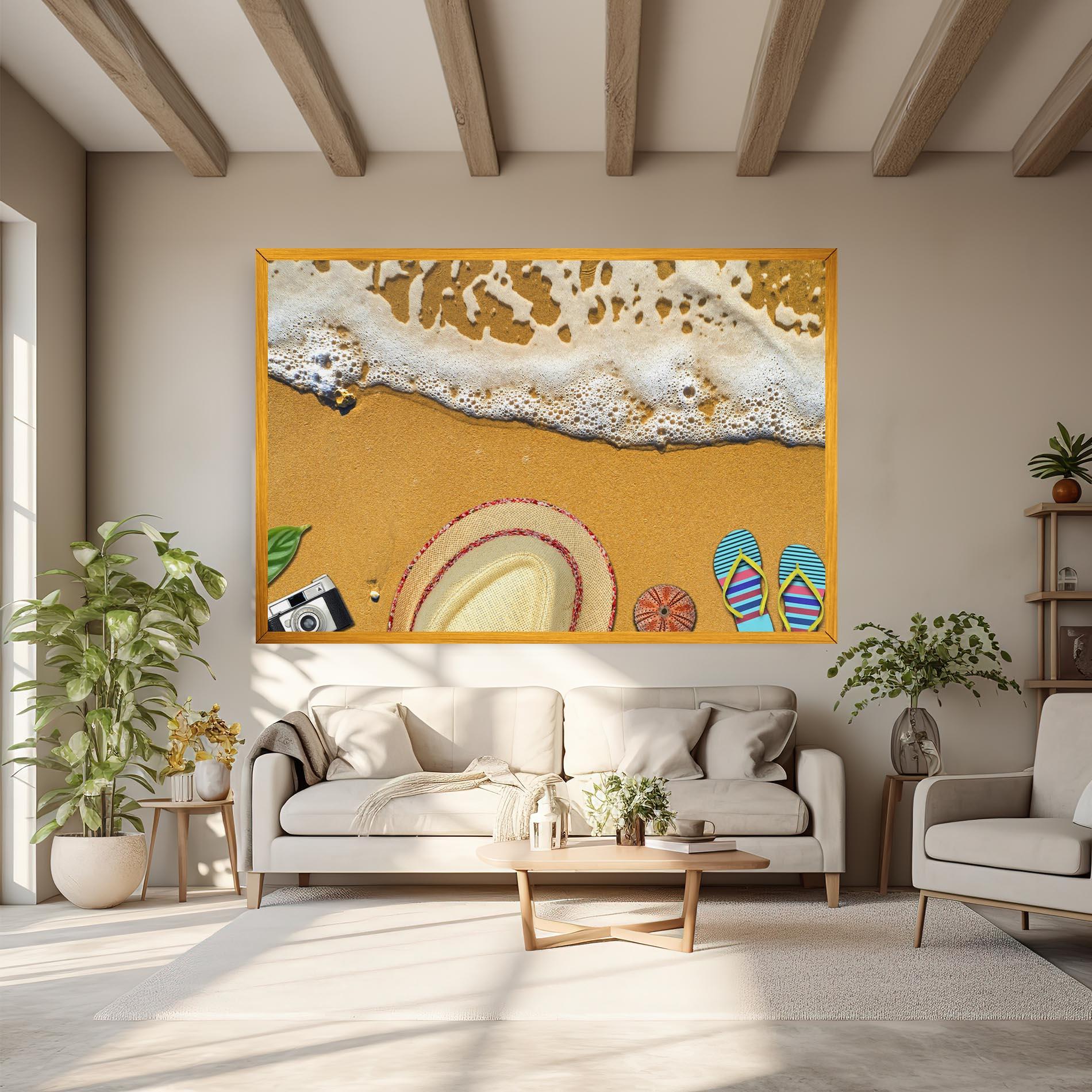 Tablou Canvas Beach Accessories mockup 6