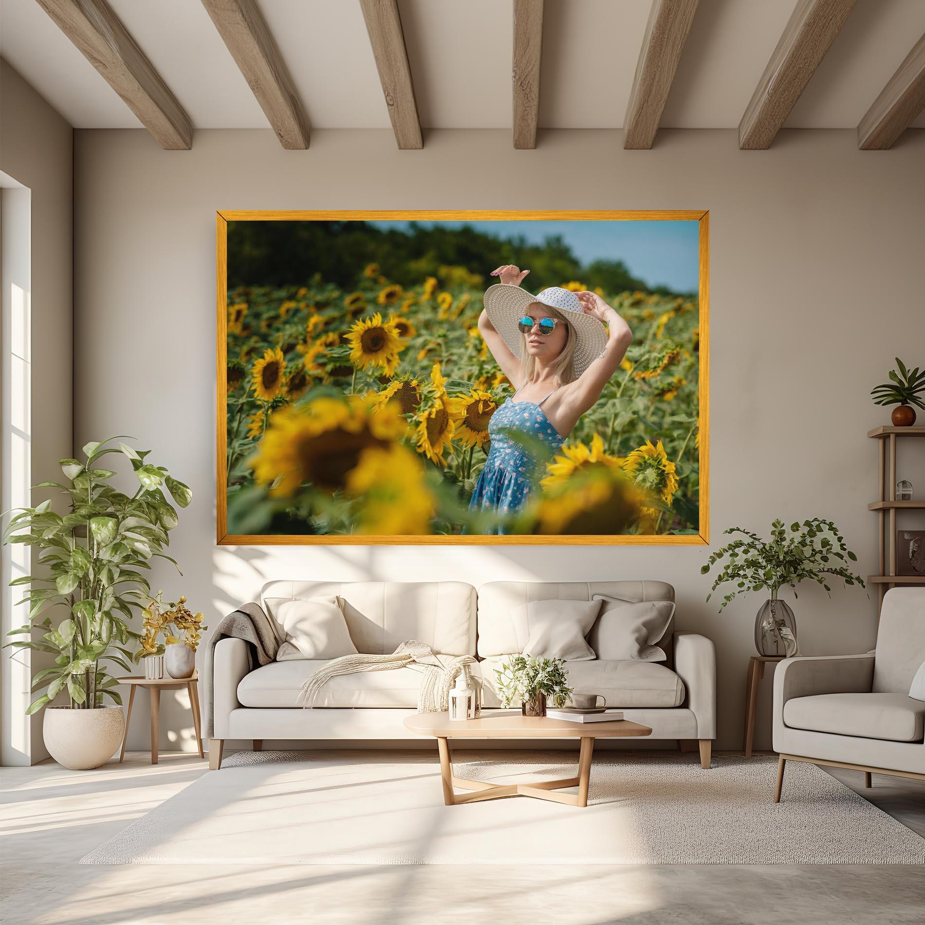 Tablou Canvas Model Posing mockup 6