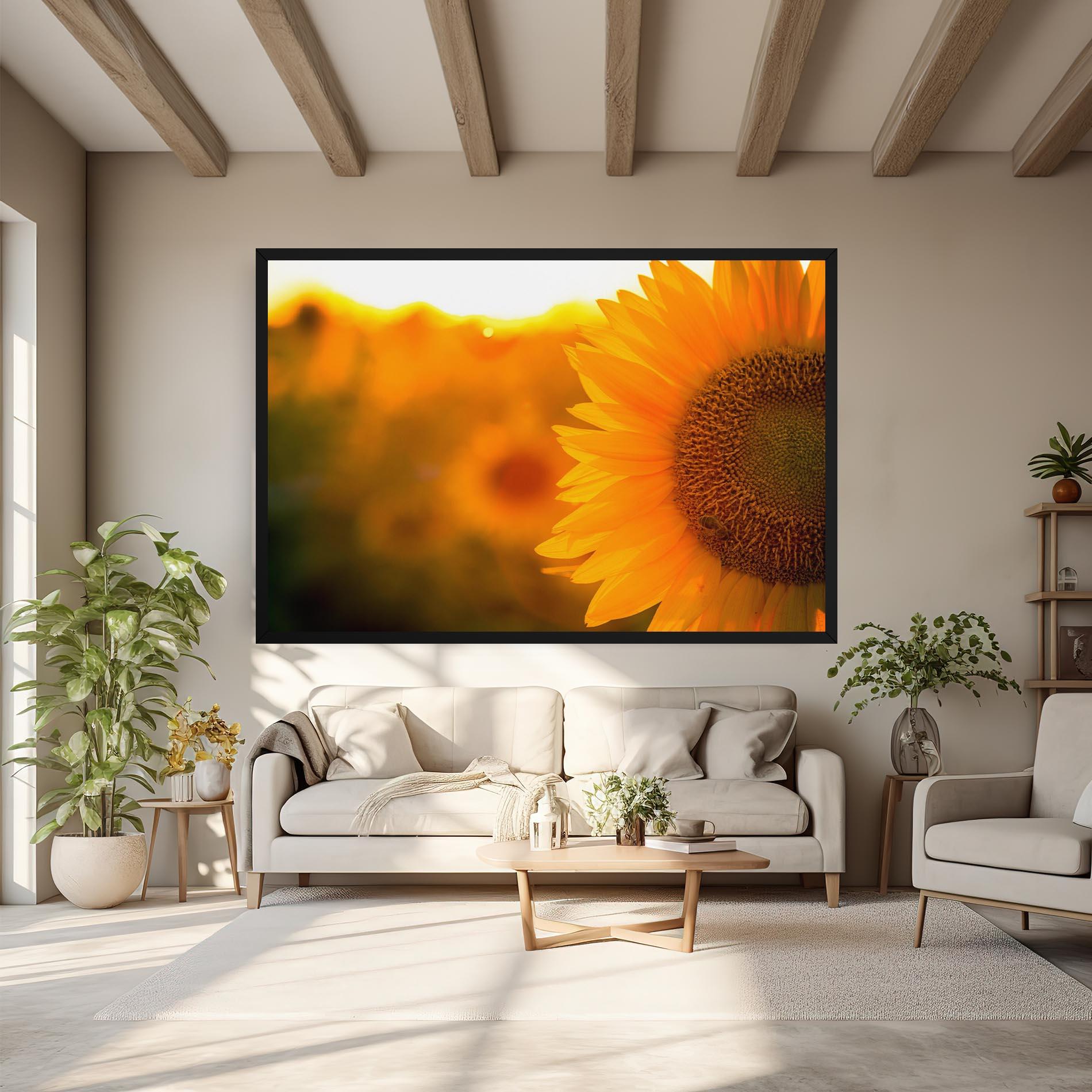 Tablou Canvas Sunflower mockup 6
